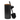 Accessori D'Appoggio "London" Set 2 Pezzi In Plastica Ps Colore Nero/ Legno - Dabicasa