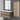 Mobile Bagno Sospeso 100 Cm Due Cassetti Specchio Feridras "Revital" Ossido Grigio/Rovere Di Bordeaux - Dabicasa