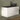 Mobile Bagno Sospeso Cannettato 100 Cm Due Cassetti Un'Anta e Top Specchio Con Lampada Led 70x100 Cm AdattoCasa "Rigo" Bianco Neve/Grigio Italia - Dabicasa