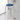 Sgabello Con Seduta Girevole e Gommini Antiscivolo Feridras "Comfort" Bianco/Blu - Dabicasa