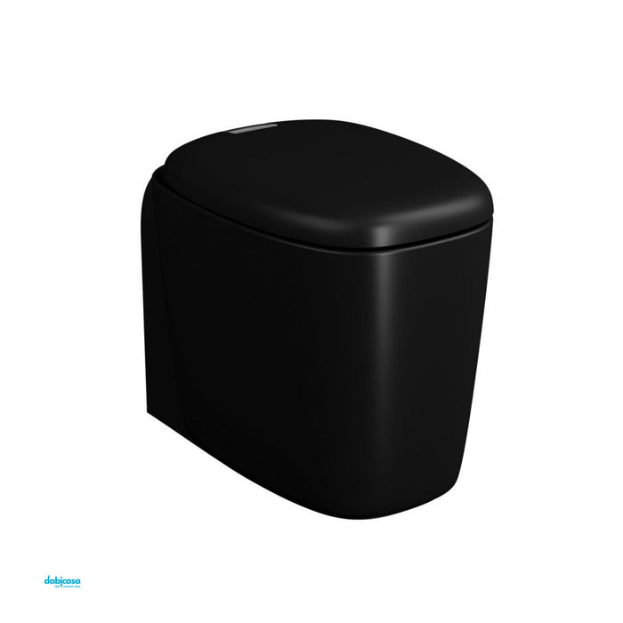 Vitra "Plural" Wc Da Terra Filo Parete S/Brida Nero Opaco