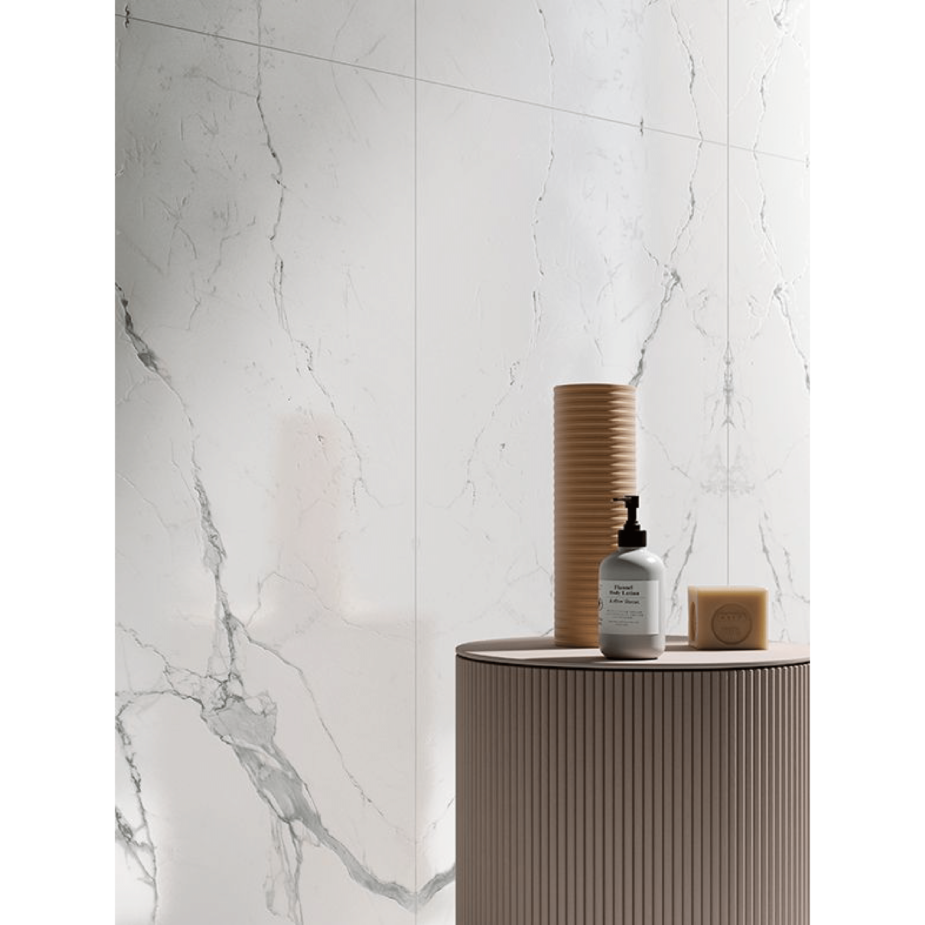 Abk Group Industrie Ceramiche Rettificato 60x120 Cm "Sensi Signoria" Statutario Light Naturale