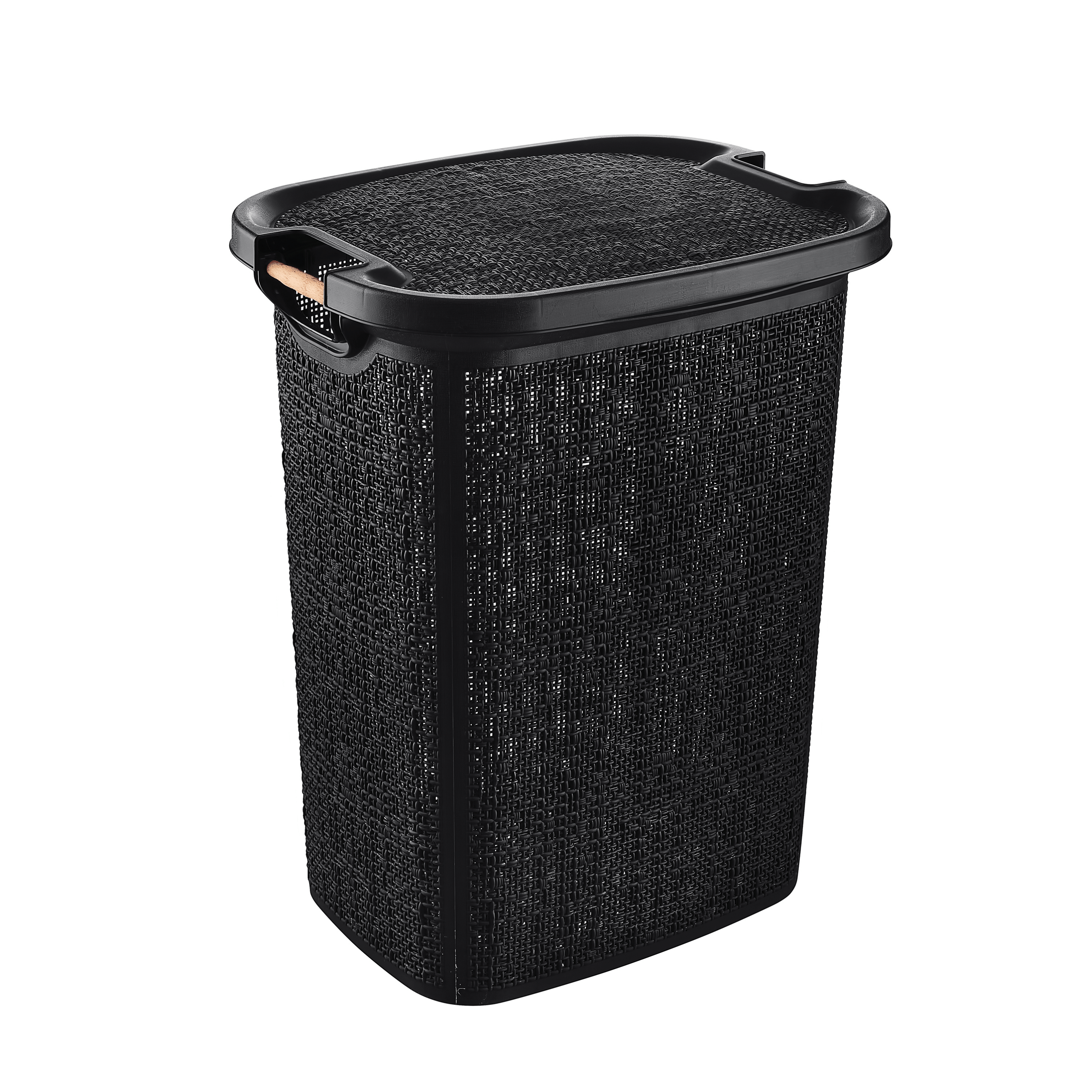 Portabiancheria Salvaspazio 60 Lt Feridras "Canvas" Nero