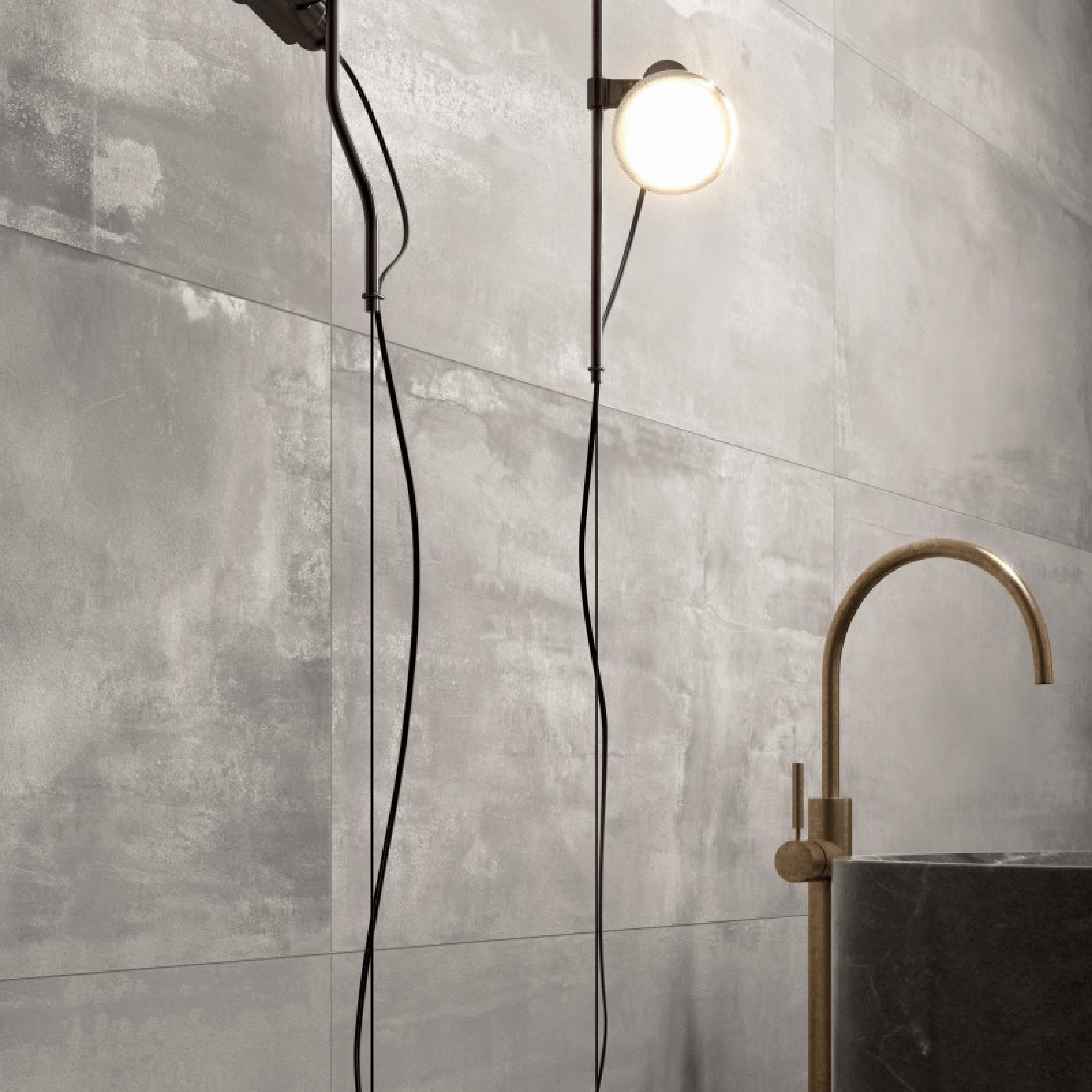 Abk Group Industrie Ceramiche Rettificato 60x120 Cm "Interno 9" Pearl