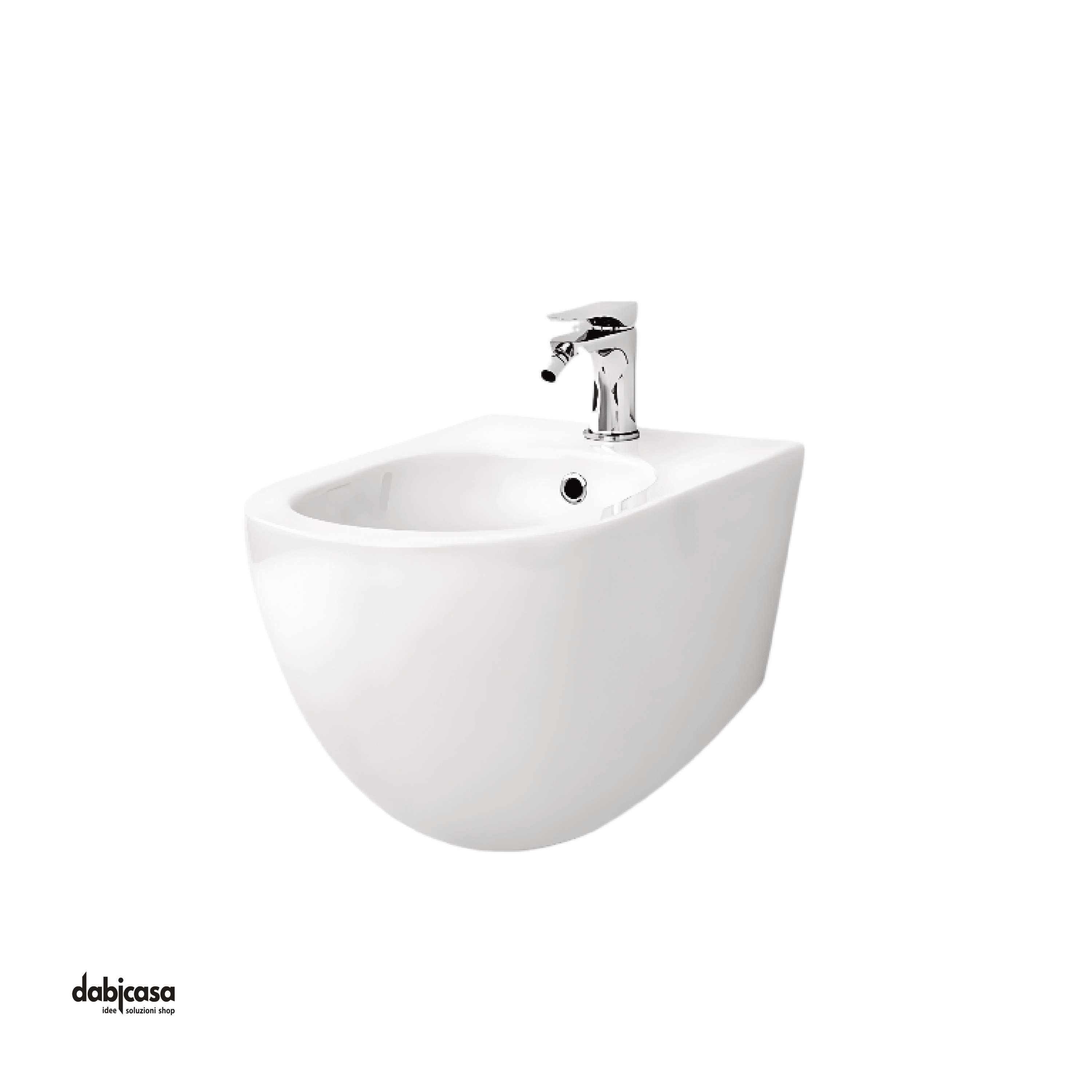 The ArtCeram "File 2.0" Bidet Sospeso Bianco Lucido