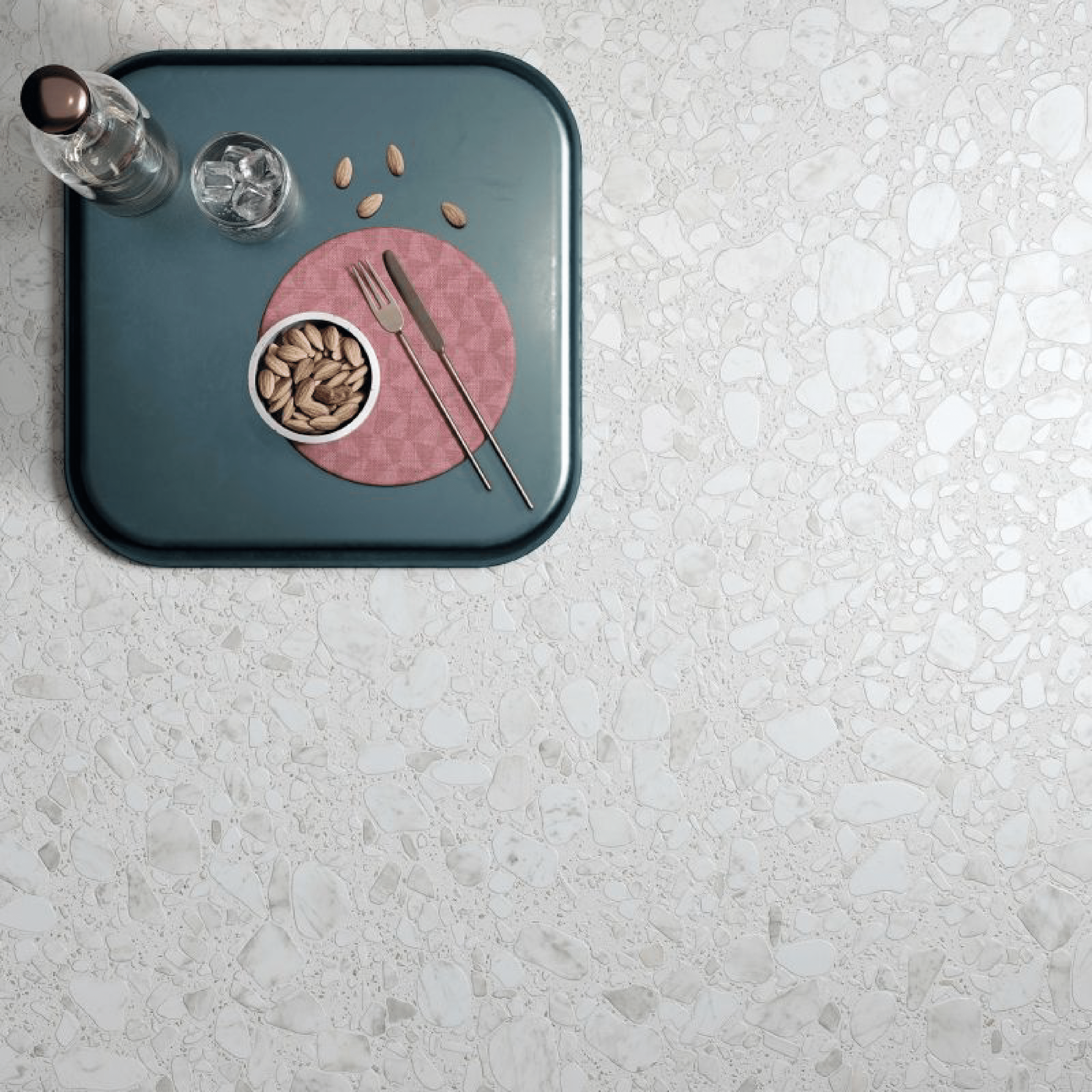 Abk Group Industrie Ceramiche Rettificato 60x120 Cm "Sensi 900" Venezia Nuvola Ant.3D