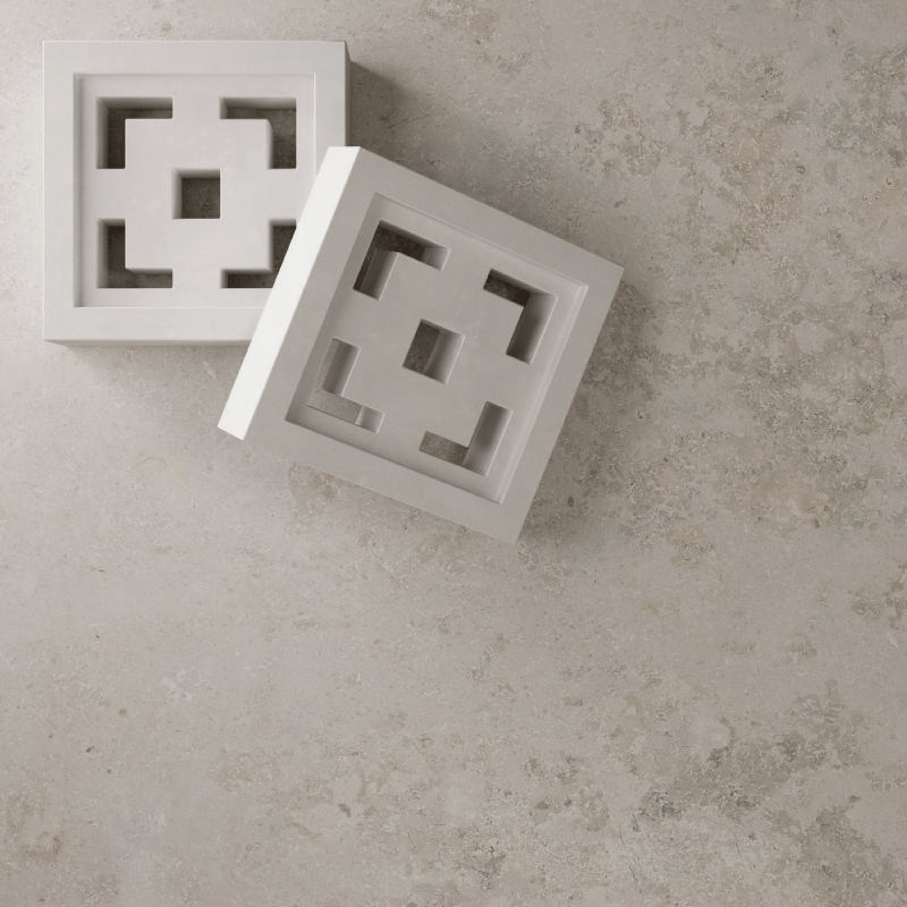 Abk Group Industrie Ceramiche Rettificato 60x120 Cm "Poetry Stone Reloaded" Jura Ash