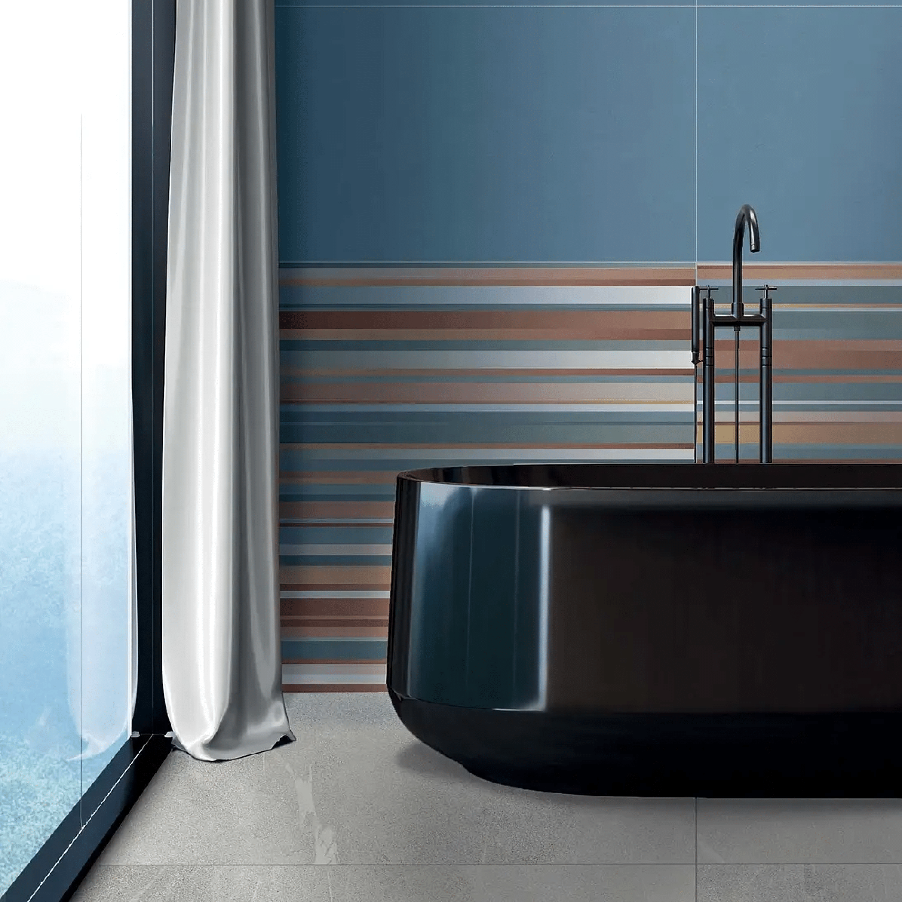 Abk Group Industrie Ceramiche Rettificato 60x120 Cm "Wide&Style Mini 2" Riviera