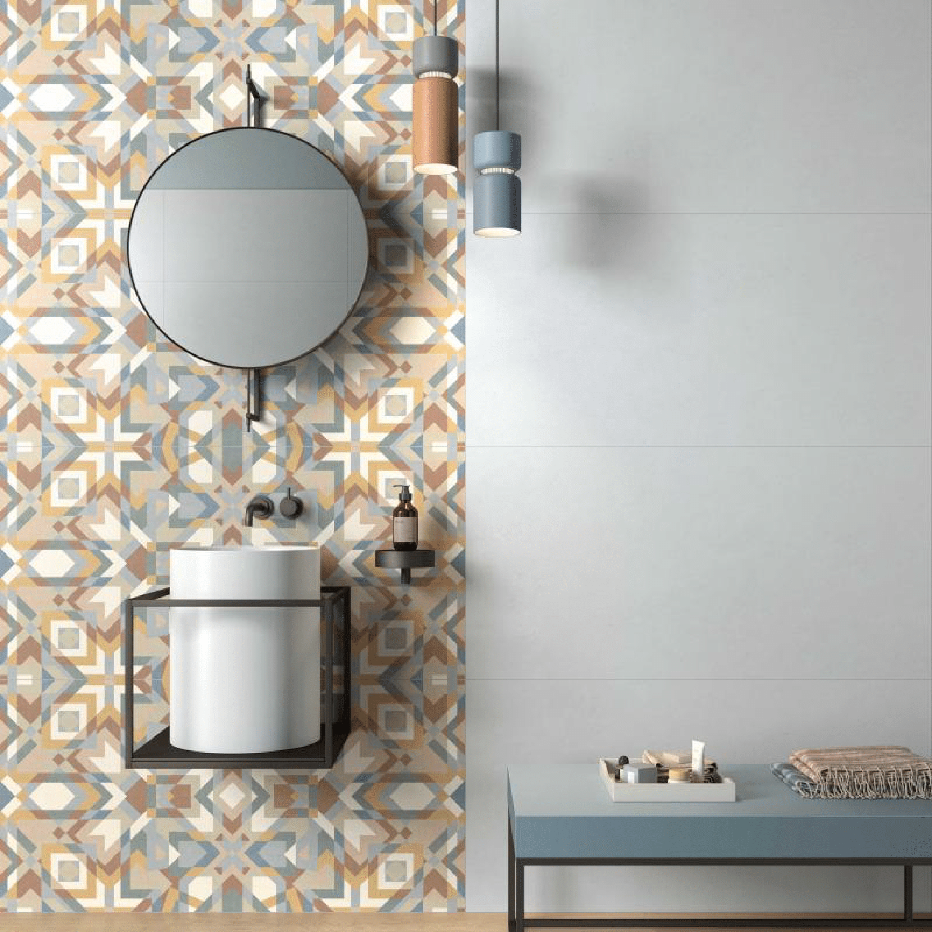 Abk Group Industrie Ceramiche Rettificato 60x120 Cm "Wide&Style Mini 2" Amplify