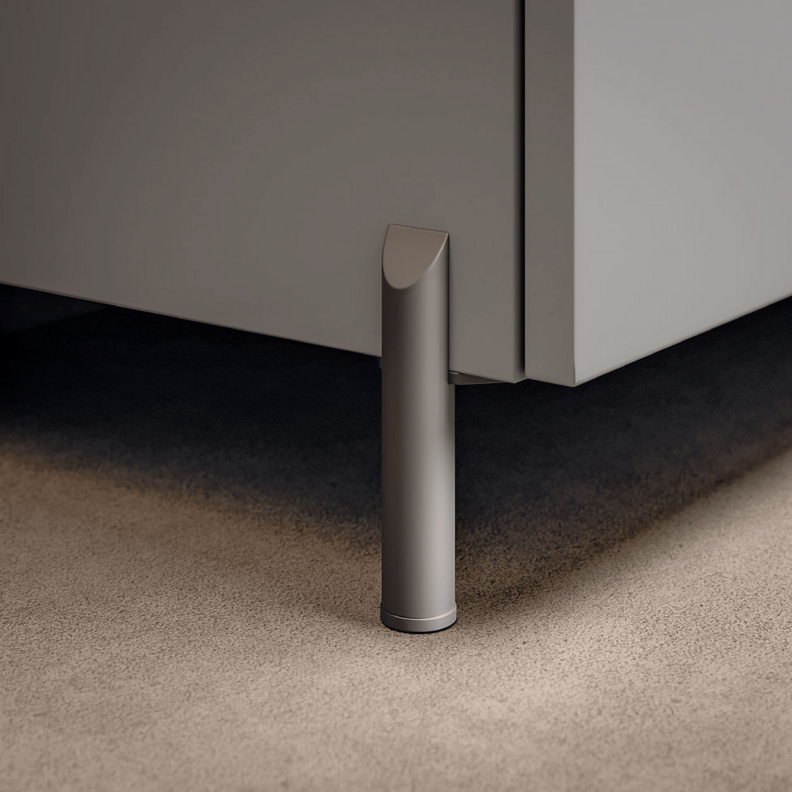 Mobile Bagno a Terra 80 Cm Due Cassetti Specchio Con Lampada Led 50x100 Cm ItalBagno "Kompos 127"