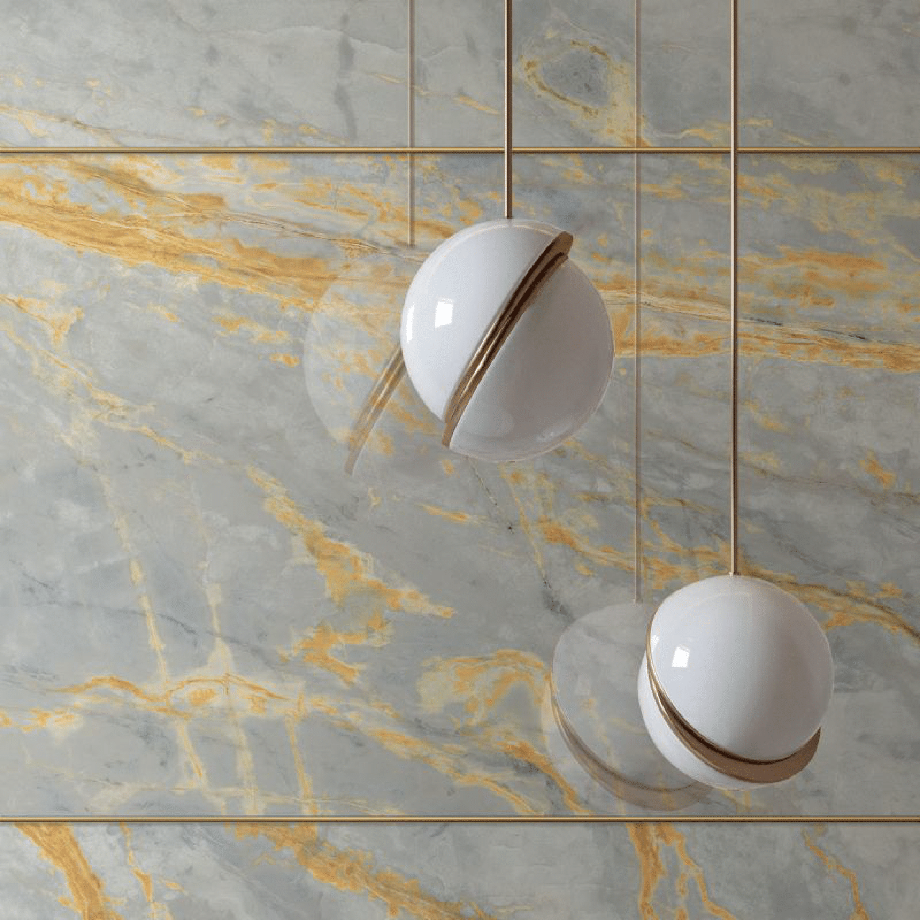 Abk Group Industrie Ceramiche Rettificato 60x120 Cm "Sensi Signoria" Grigio Siena Lux