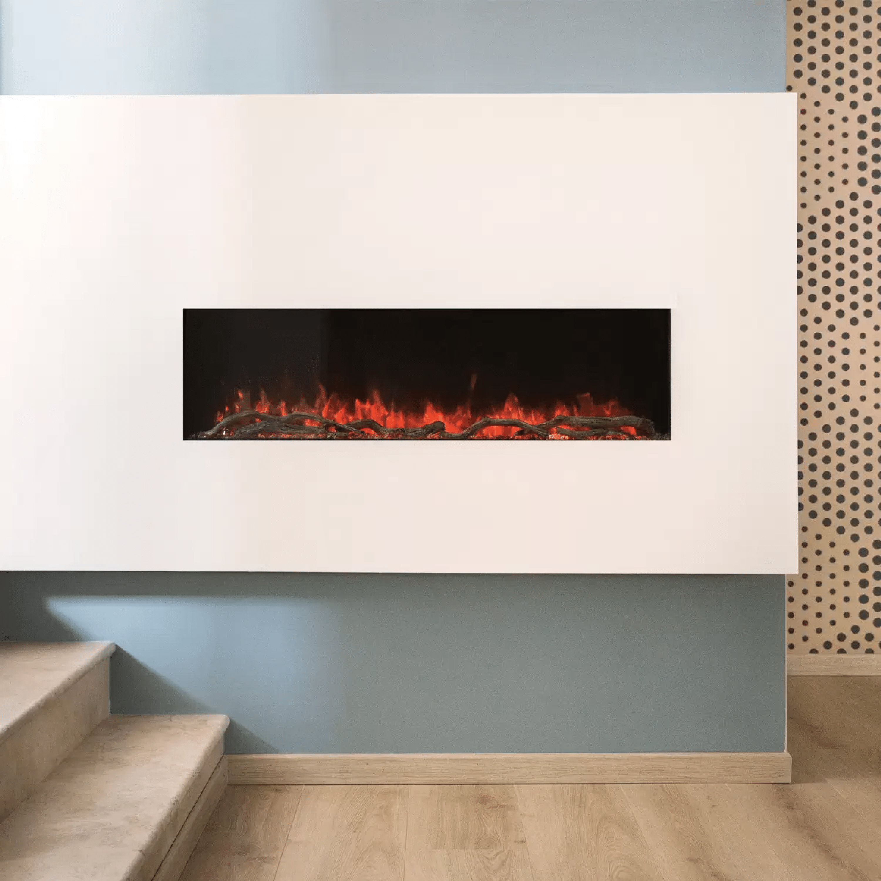 Camino Elettrico Ad Incasso Da 105 Cm British Fire "Lecce"