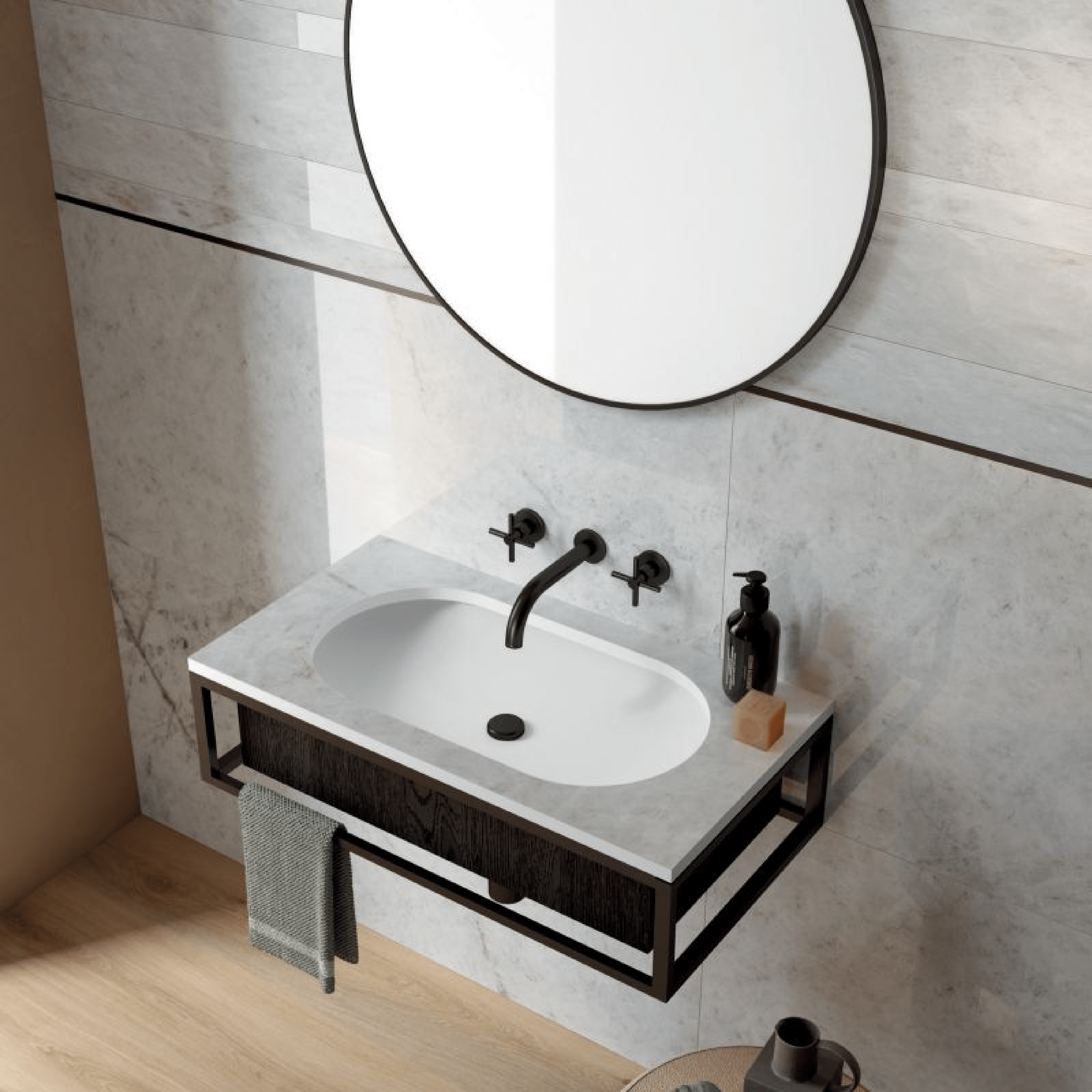 Abk Group Industrie Ceramiche Rettificato 60x120 Cm "Sensi Gems" Iceberg Lux