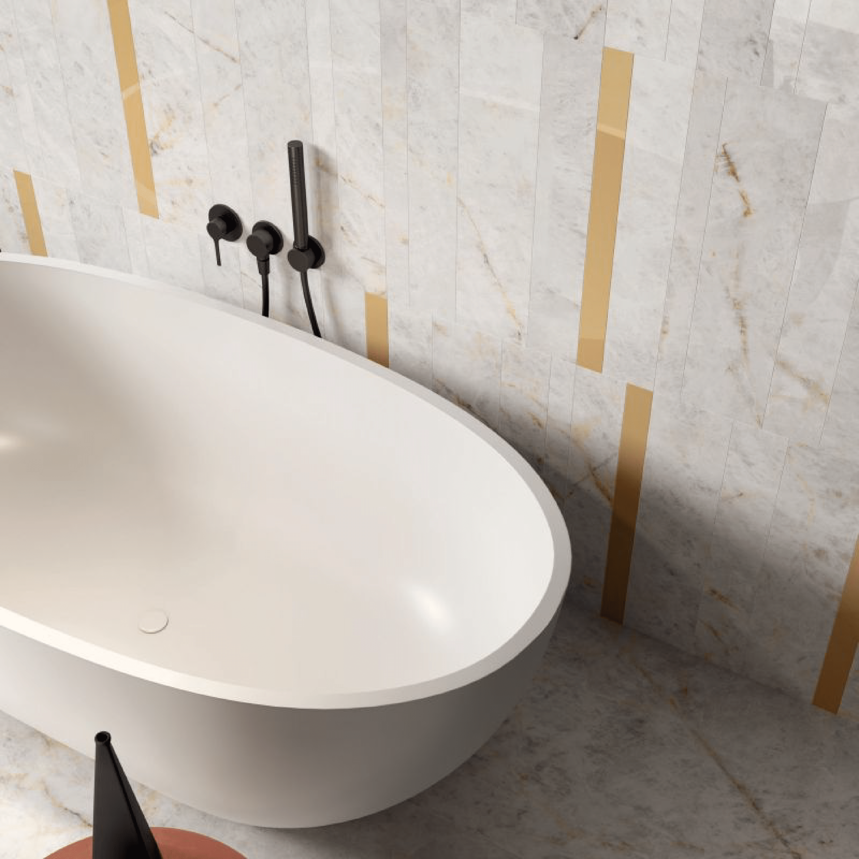 Abk Group Industrie Ceramiche Rettificato 60x120 Cm "Sensi Gems" Crystal