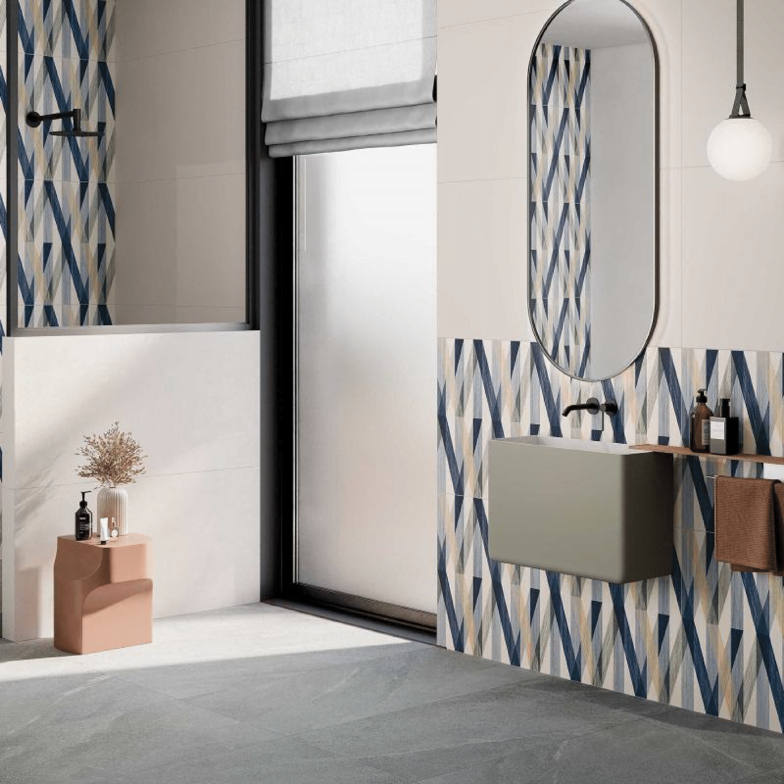 Abk Group Industrie Ceramiche Rettificato 60x120 Cm "Wide&Style Mini 2" Layers