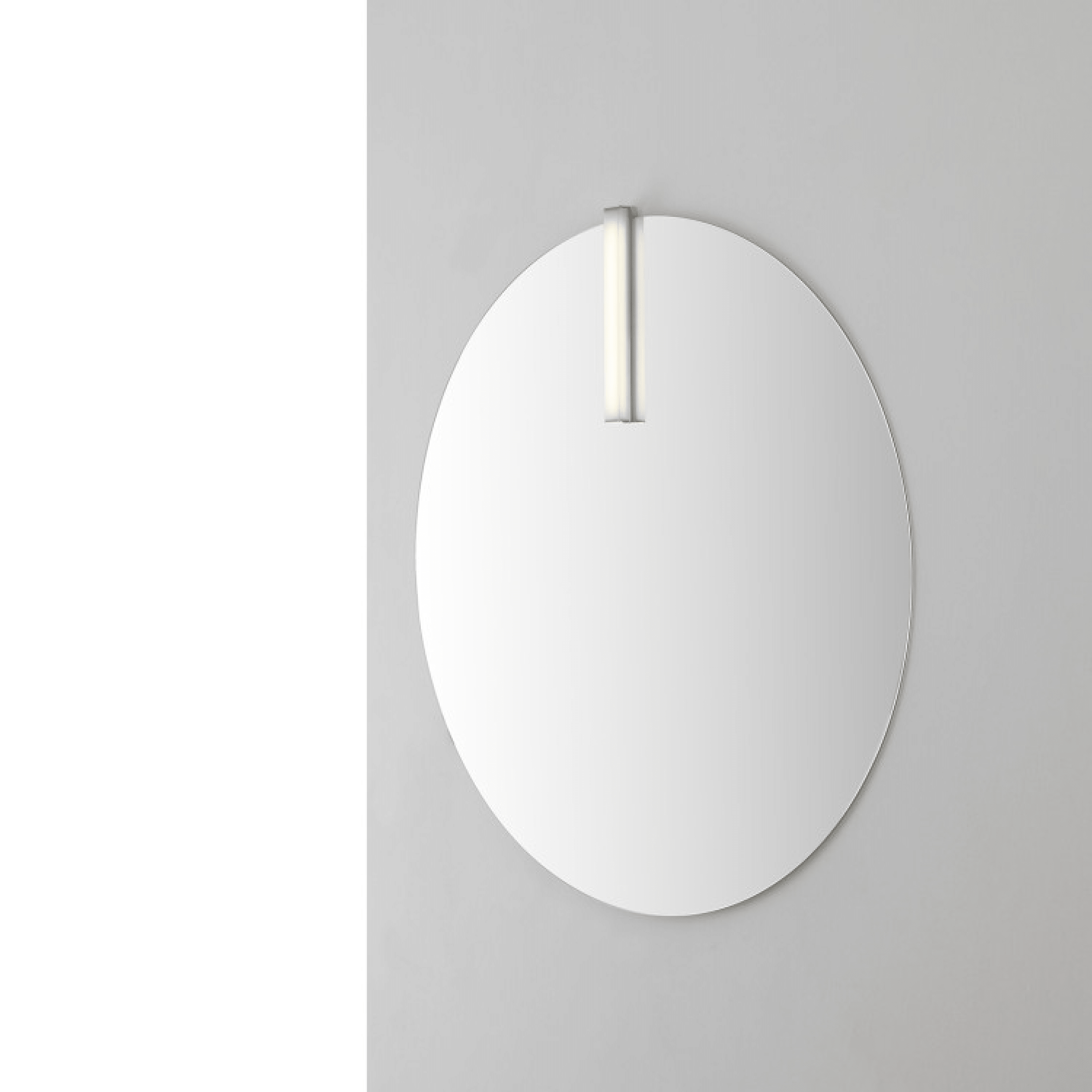 Lampada Led 25 Cm Universale Feridras Cromo Lucido