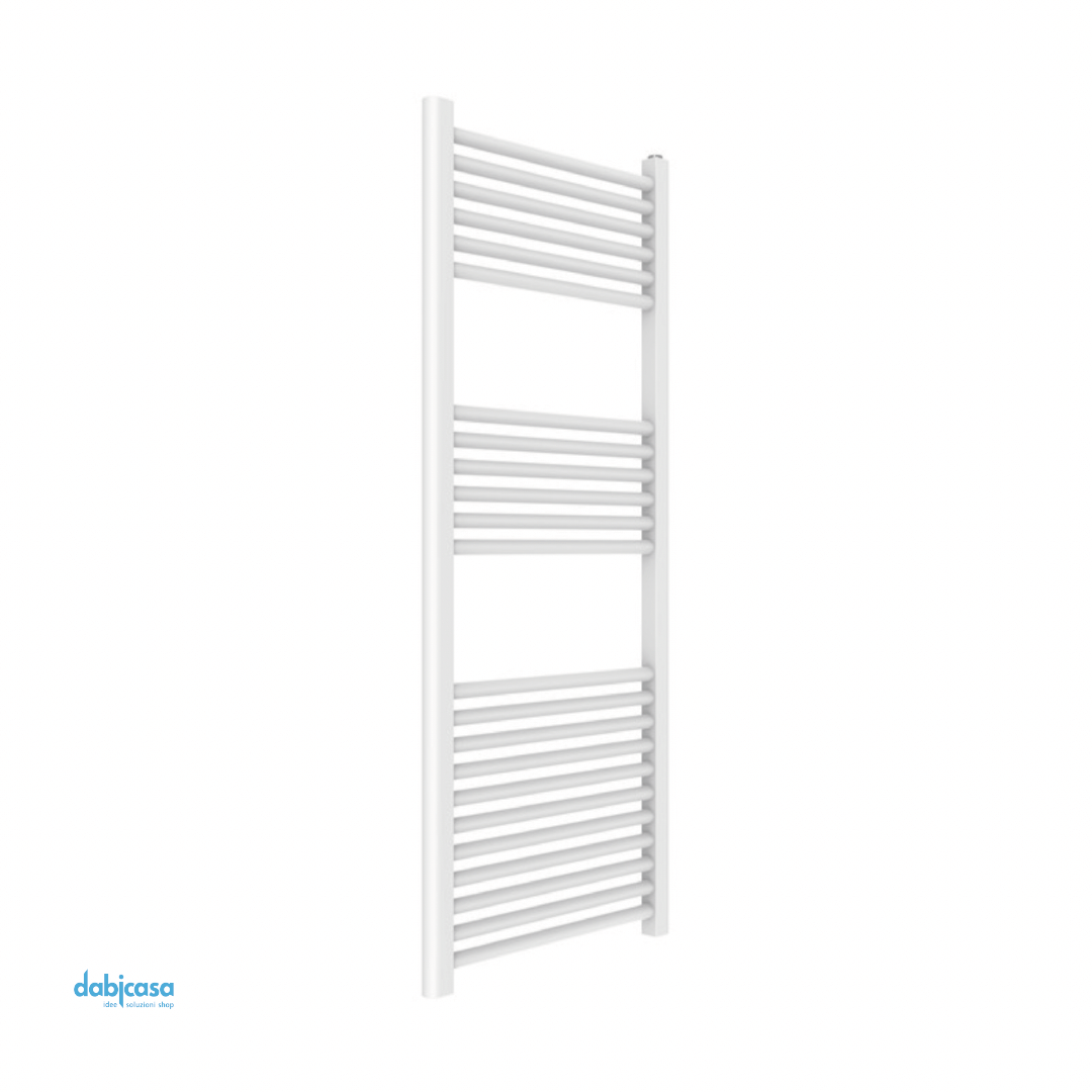 Ercos Scaldasalviette Idraulico "Opera" Dritto Bianco 1200x500 Interasse 45