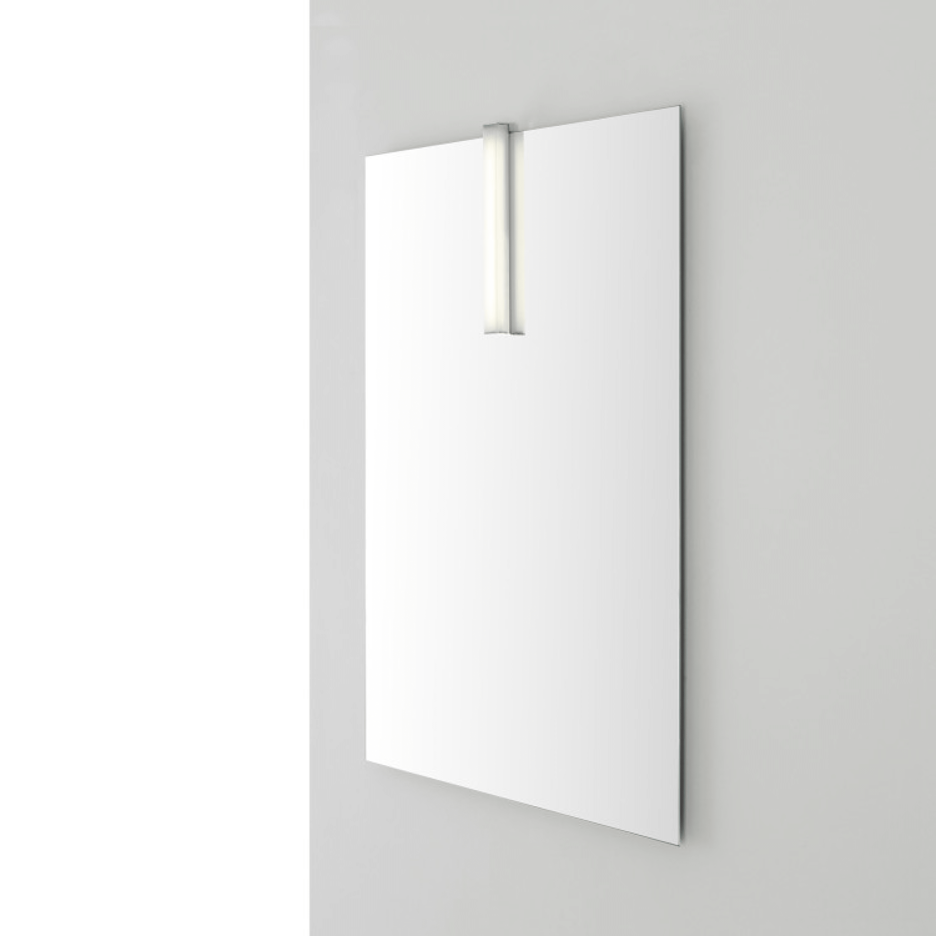 Lampada Led 25 Cm Universale Feridras Cromo Lucido
