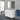 Mobile Bagno a Terra 102 Cm Due Ante Tre Cassetti Specchio 100x80 Cm Feridras "Mondo 2.0" Bianco Opaco/Bianco Laccato