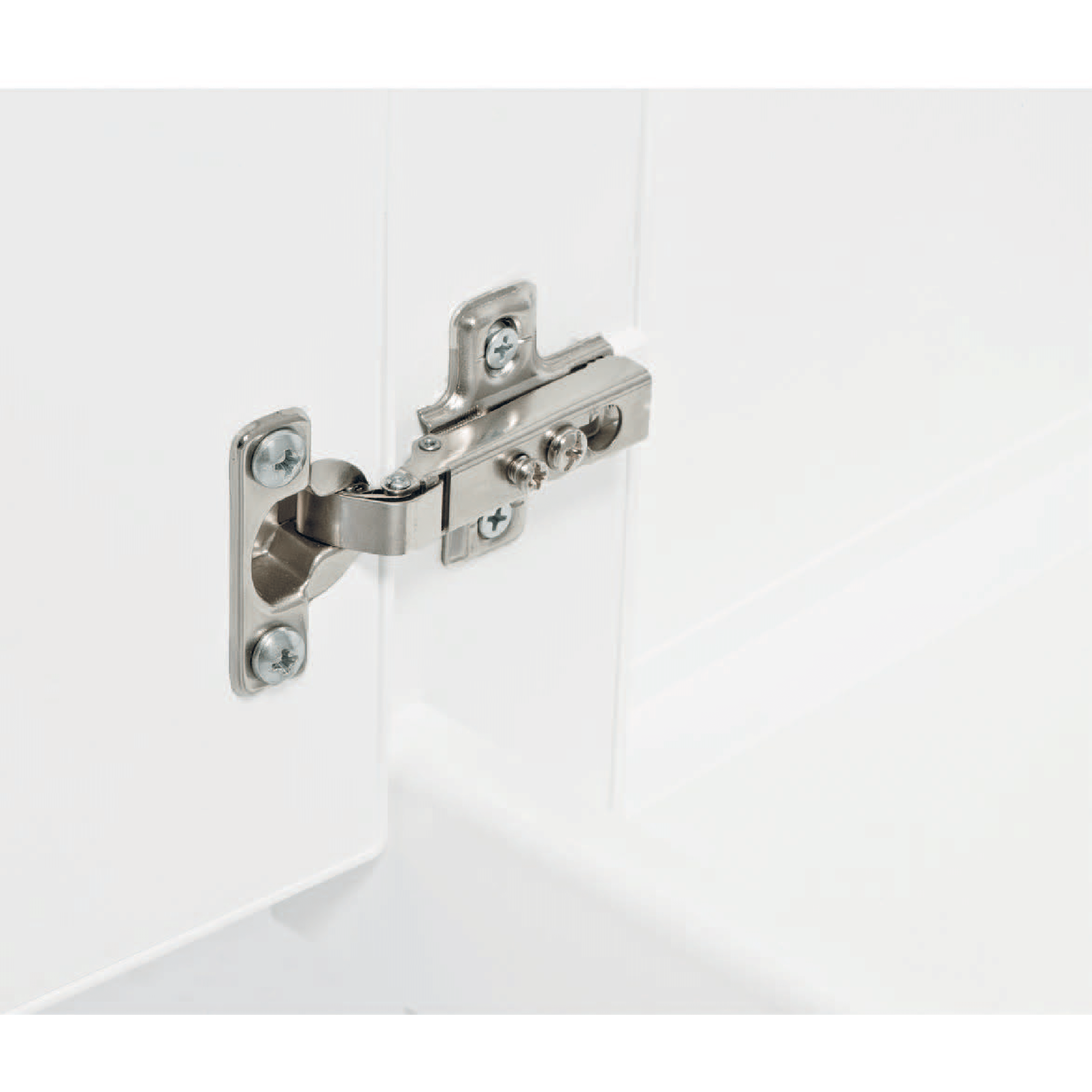 Mobile Per Lavatrice 109x60 Cm Un'Anta Con Vasca e Tavoletta In Polipropilene Vano a Destra "Selene" Bianco