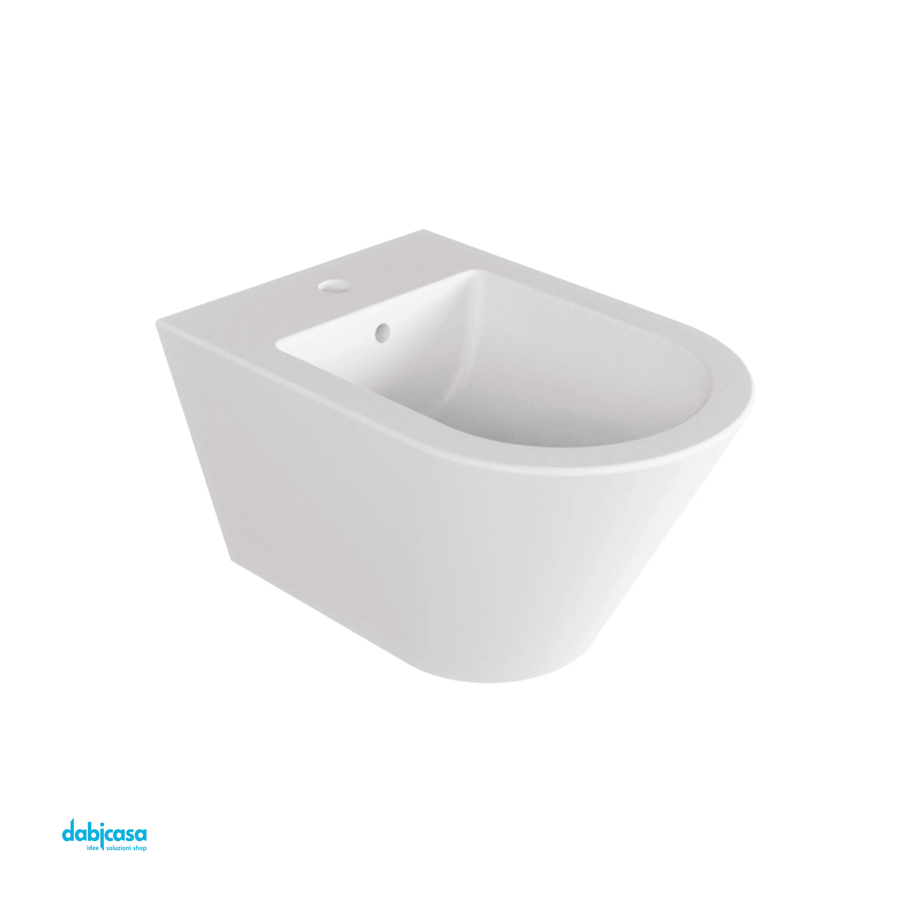 Azzurra Ceramica "Forma" Bidet Terra Filoparete Bianco Lucido