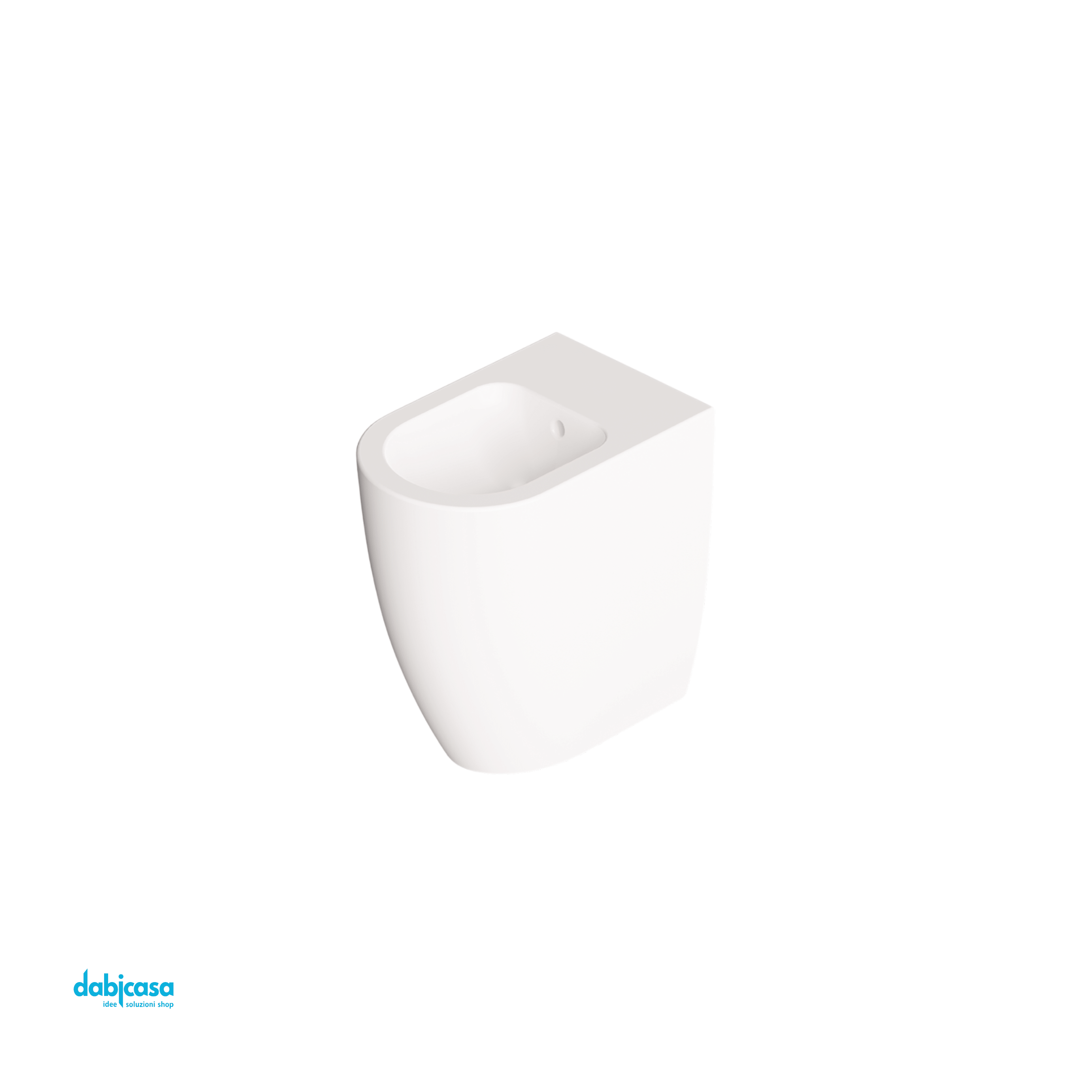 Alice Ceramica "Form" Bidet Da Terra H 50 cm Filoparete Bianco Lucido