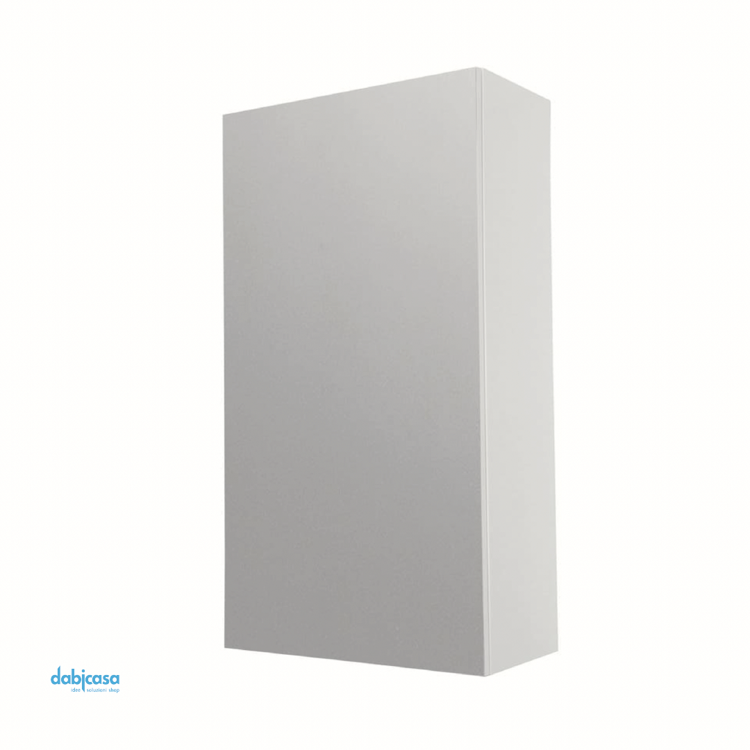 Specchio Contenitore "Specchiere" Da L 25 cm In MDF Bianco Lucido