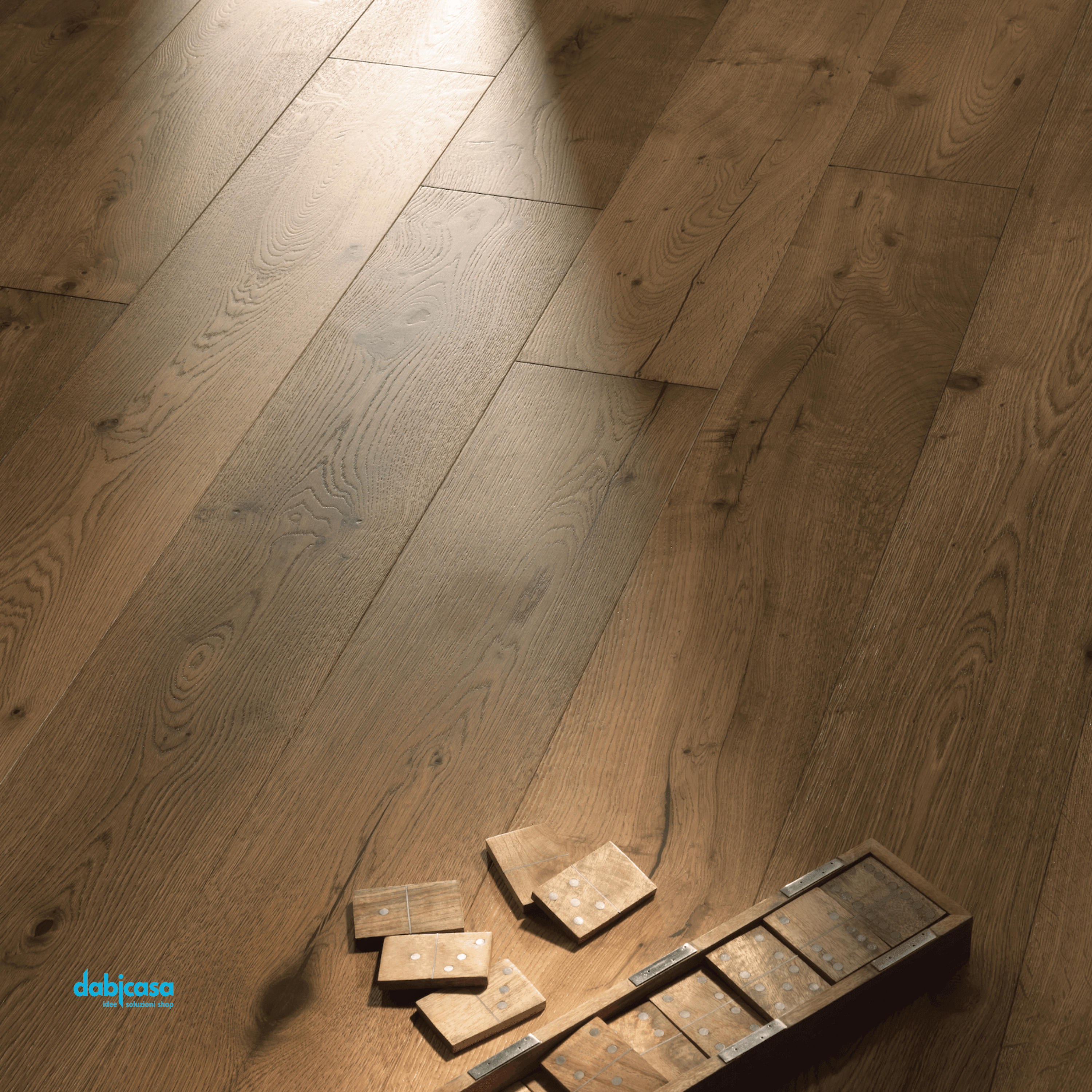 Woodi "Rovere Smoked" Clitunno Finitura Olio Uv 20x200