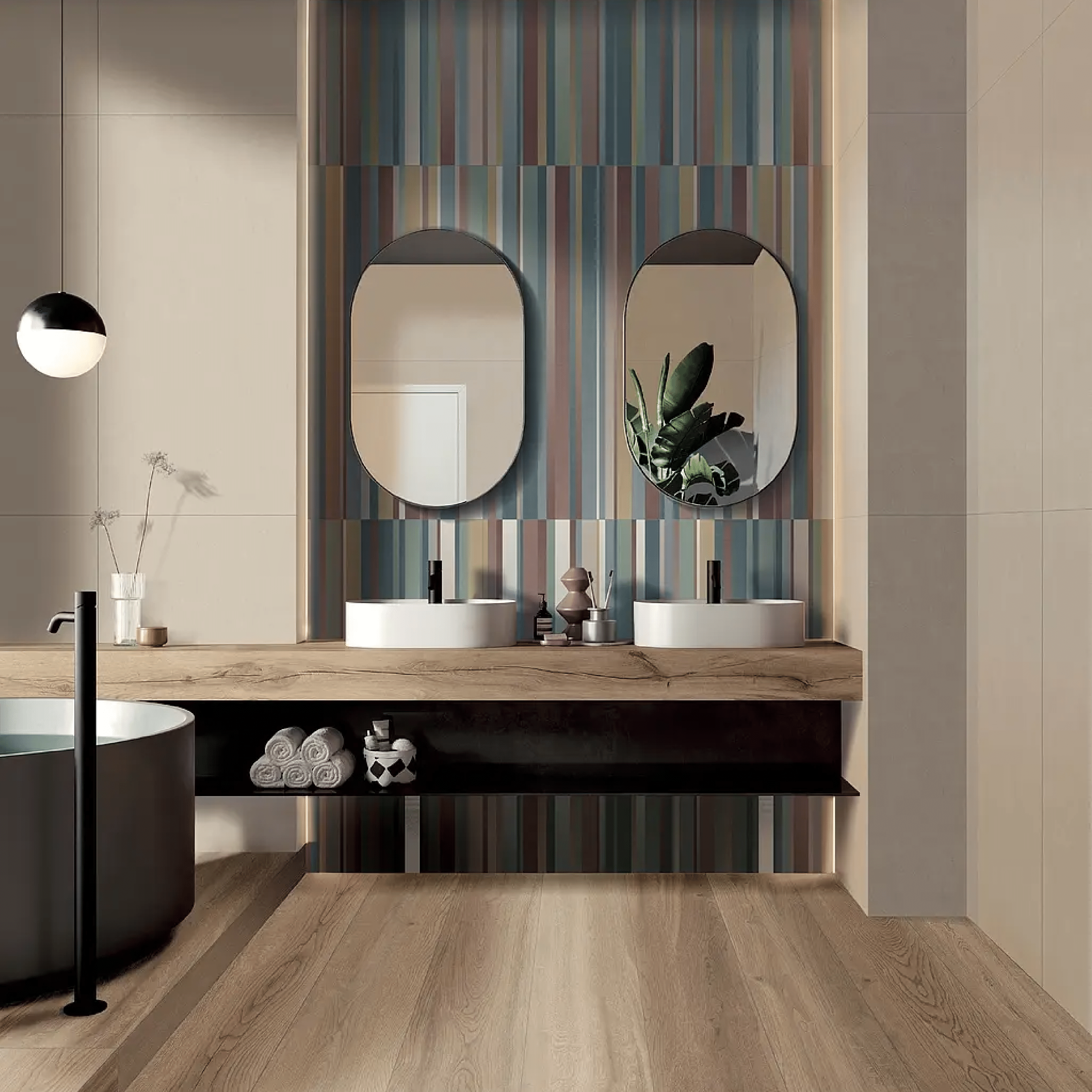 Abk Group Industrie Ceramiche Rettificato 60x120 Cm "Wide&Style Mini 2" Riviera