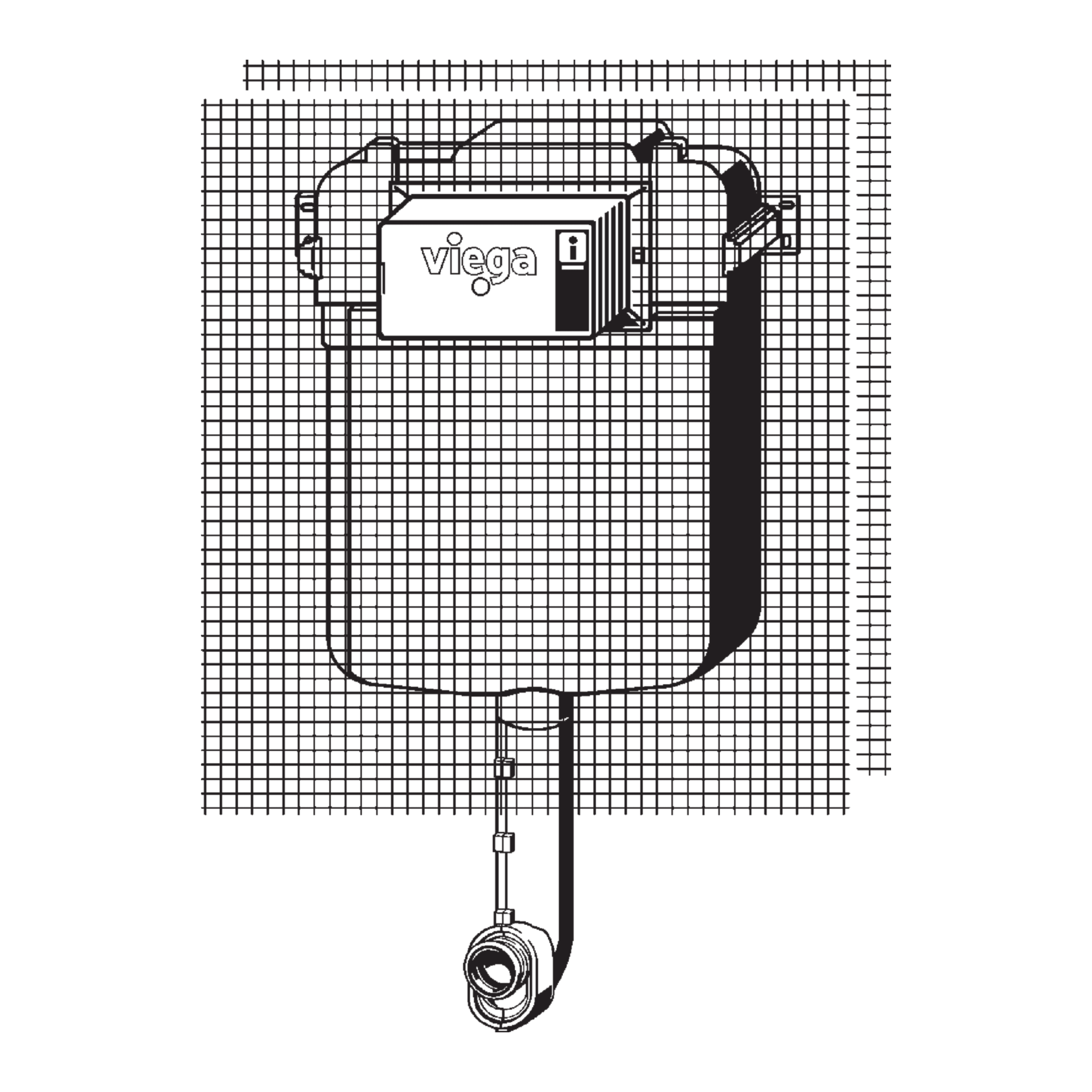 Cassetta Di Risciacquo Per Sanitari Viega "Prevista"
