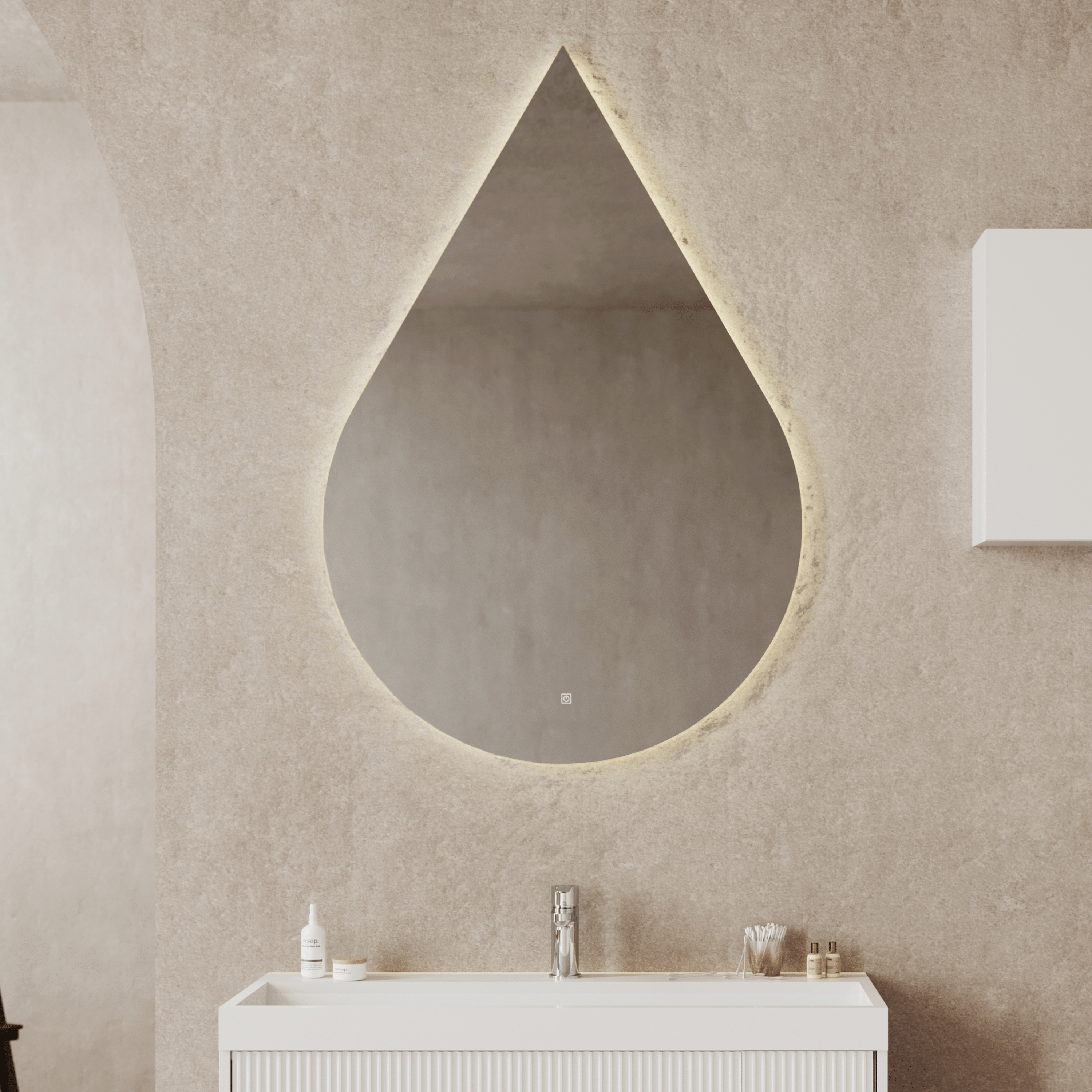 Specchio a Goccia 80x120 Retroilluminato Savini Due