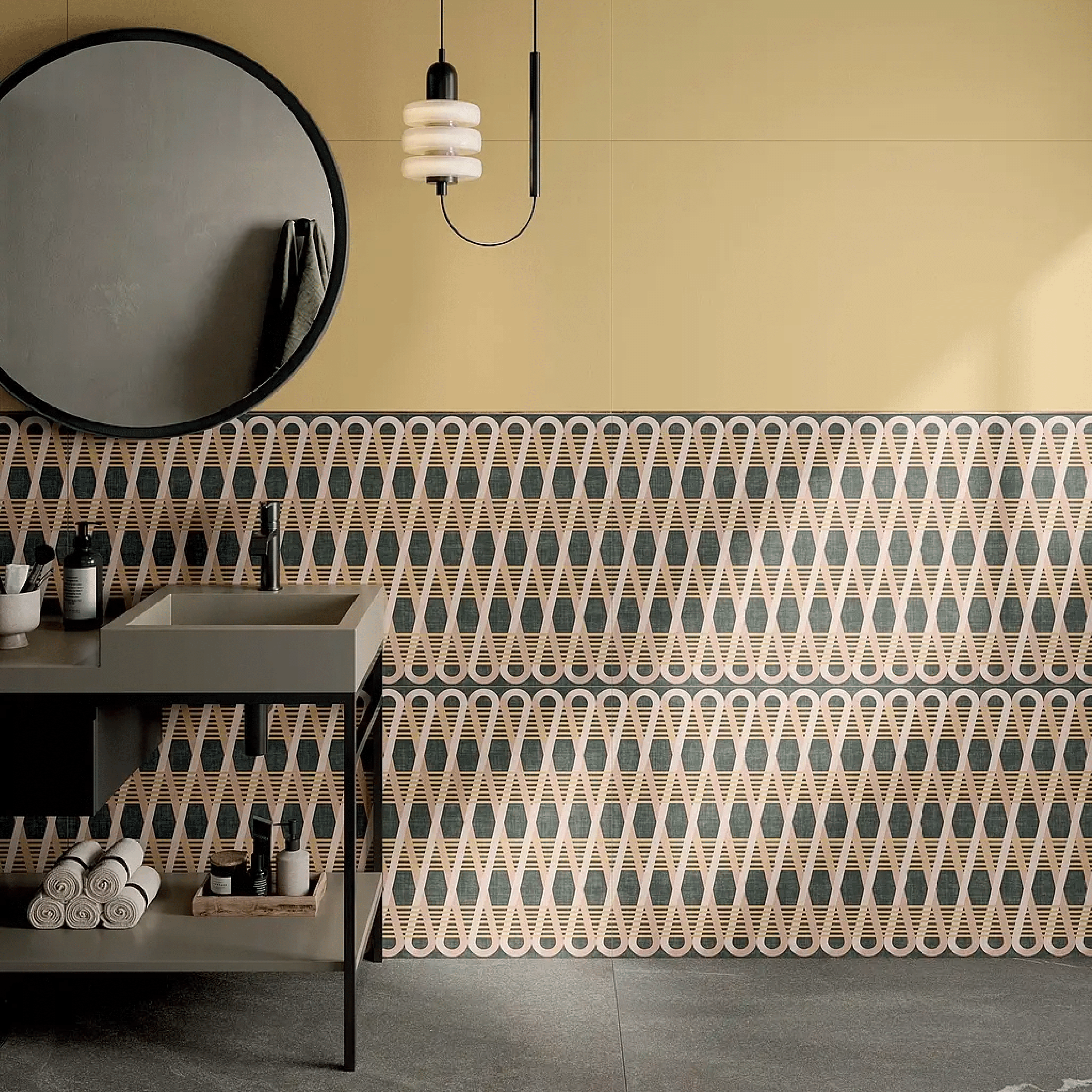 Abk Group Industrie Ceramiche Rettificato 60x120 Cm "Wide&Style Mini 2" Overlap