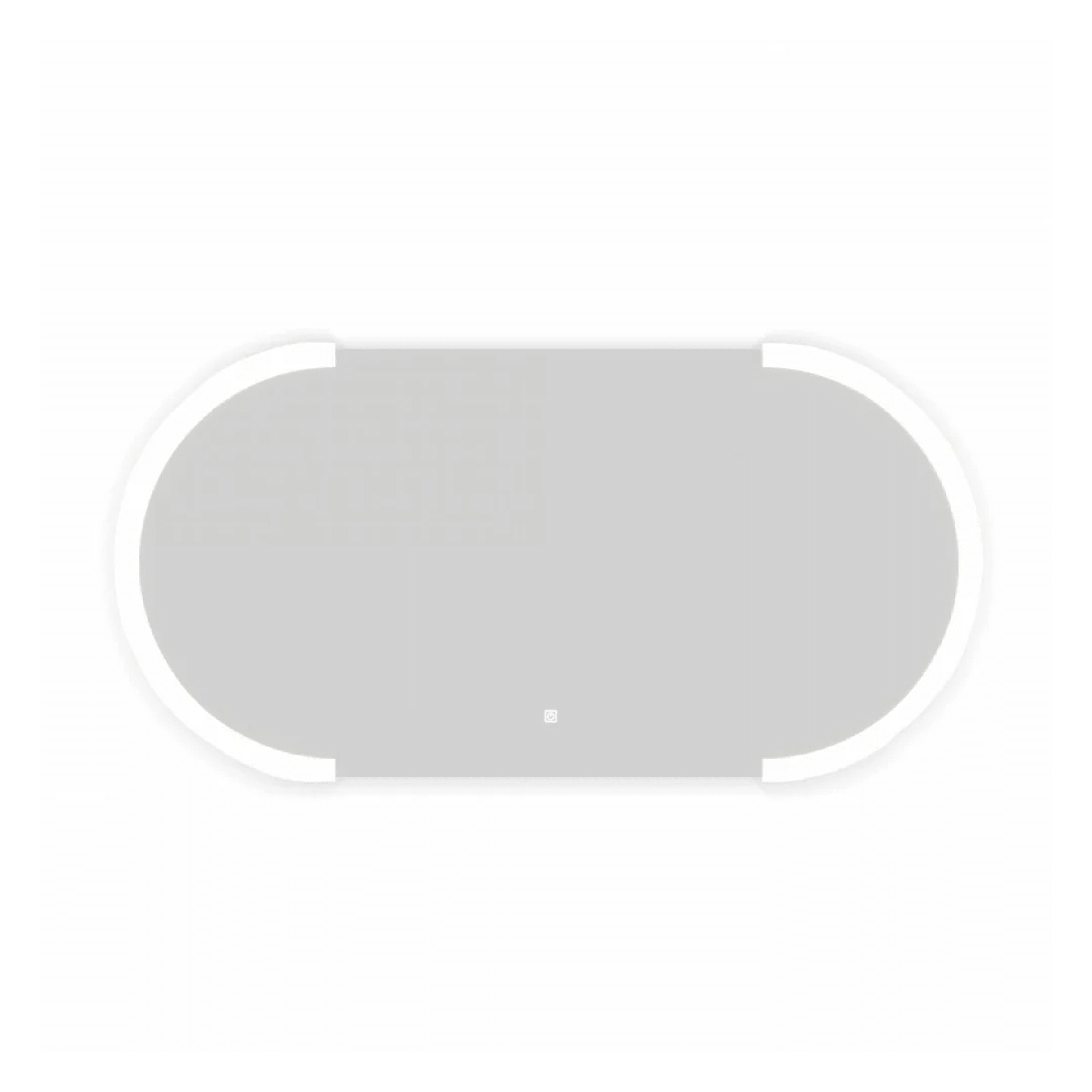 Specchio Ovale Retroilluminato 120x60 Con Interruttore a Sensore Savini Due