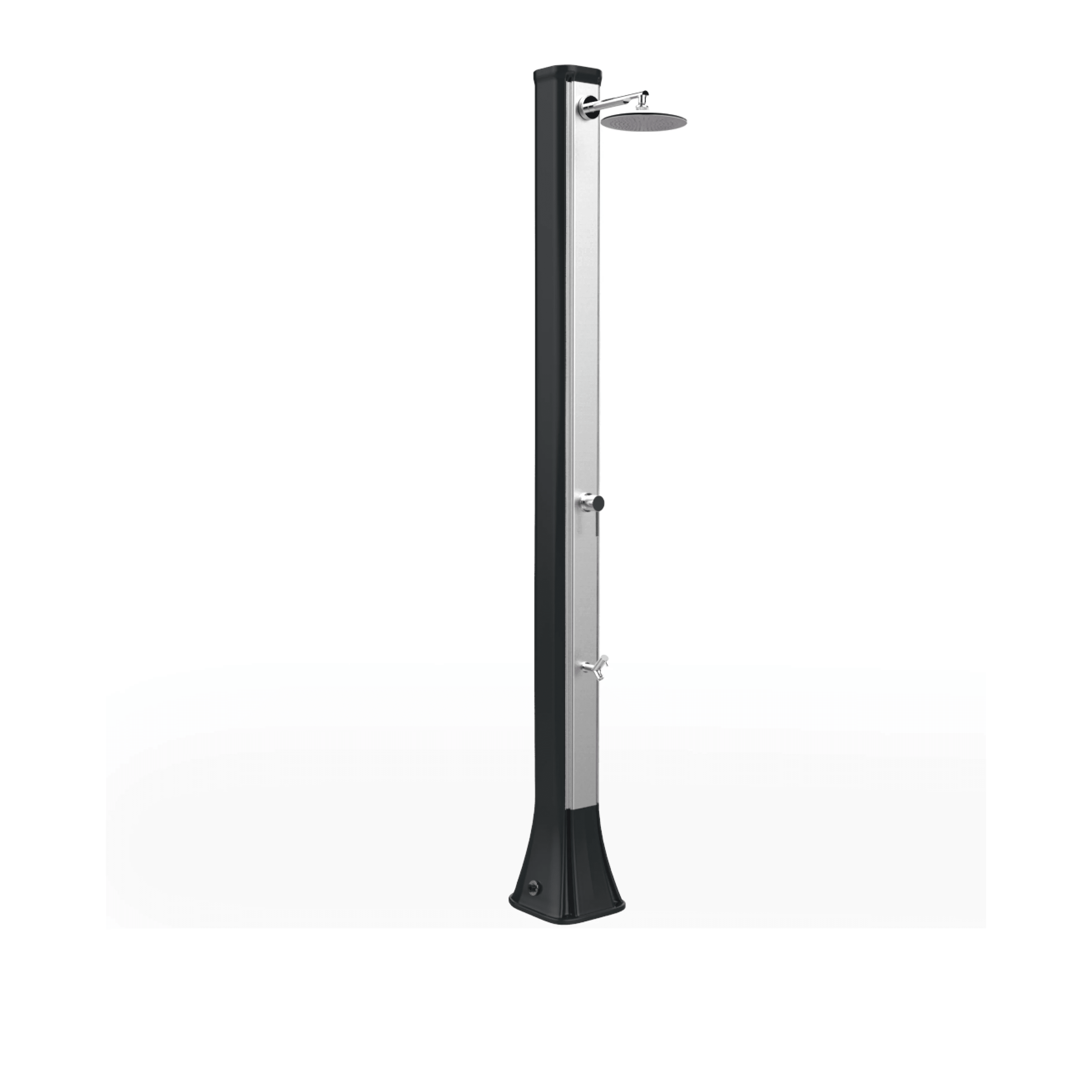 Doccia Solare Per Esterno 36 Lt Con Soffione Miscelatore e Lavapiedi Arkema "Big Happy Five F620/90" Anthracite
