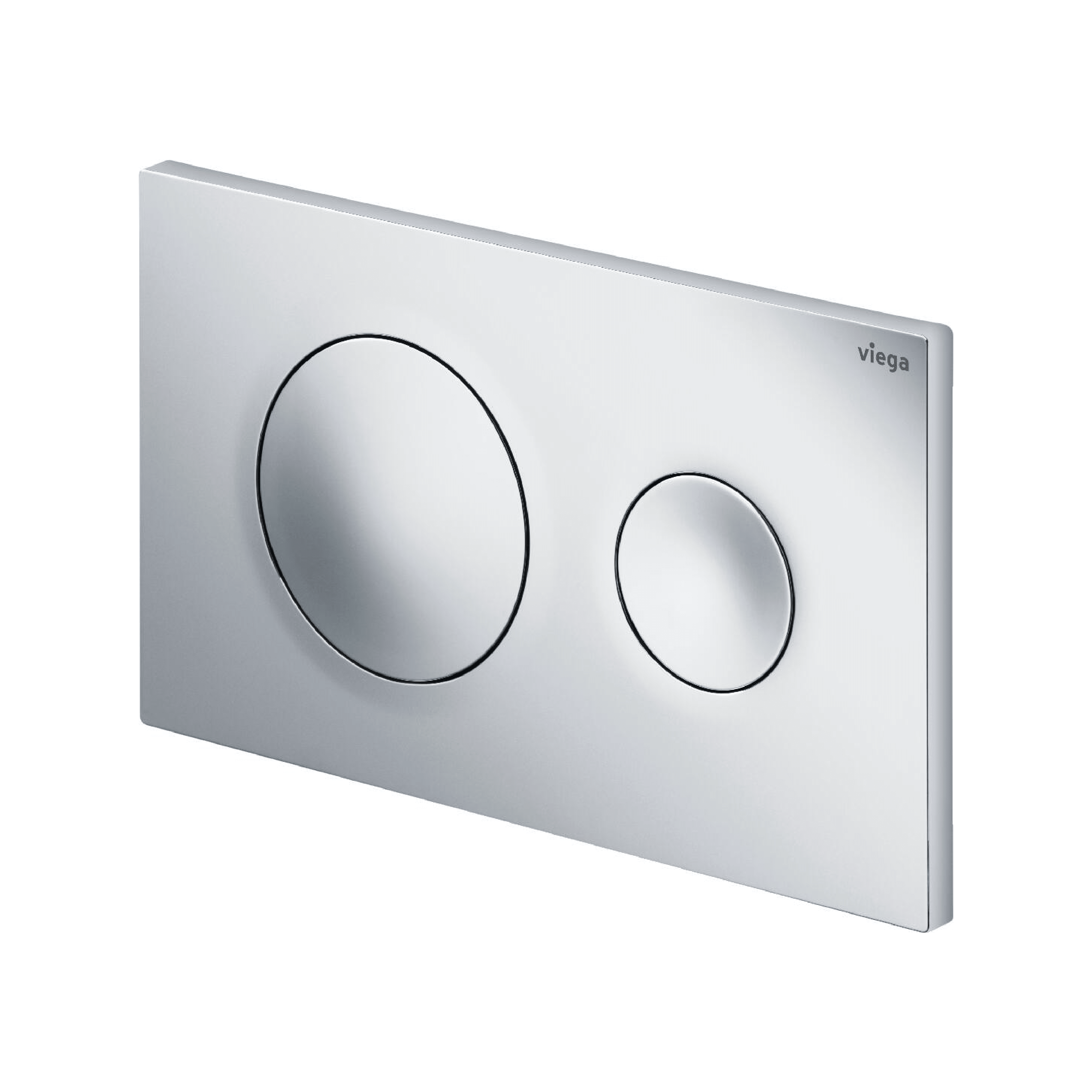 Placca Di Azionamento Doppio Pulsante Viega "Visign for Style 20" Cromo Lucido