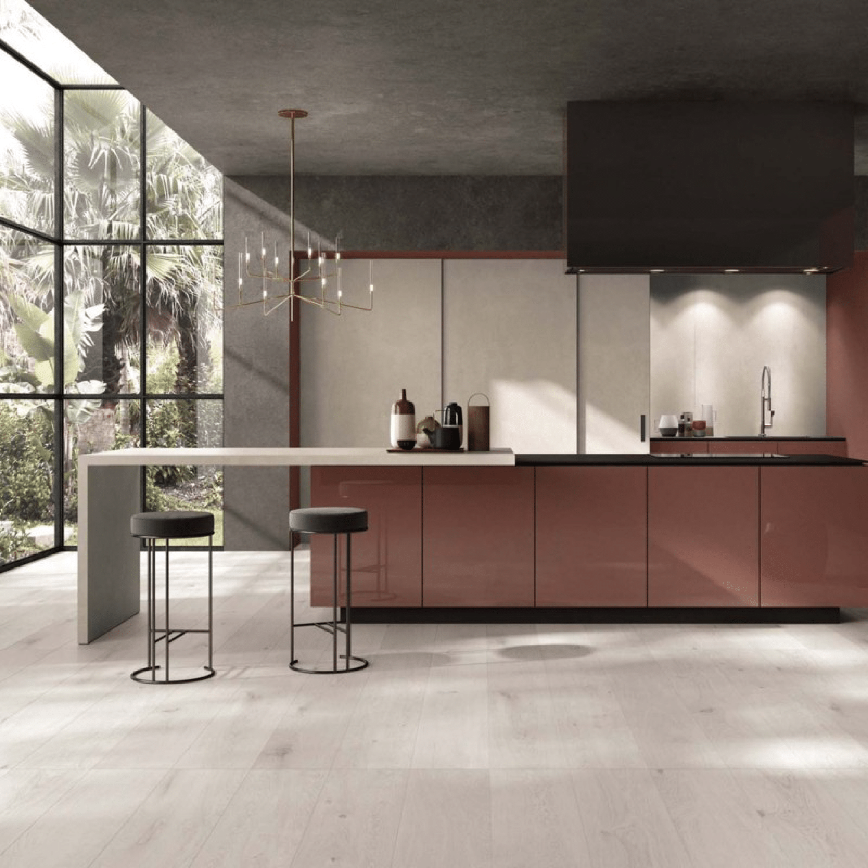Abk Group Industrie Ceramiche Rettificato 20x120 Cm "Crossroad Wood" White