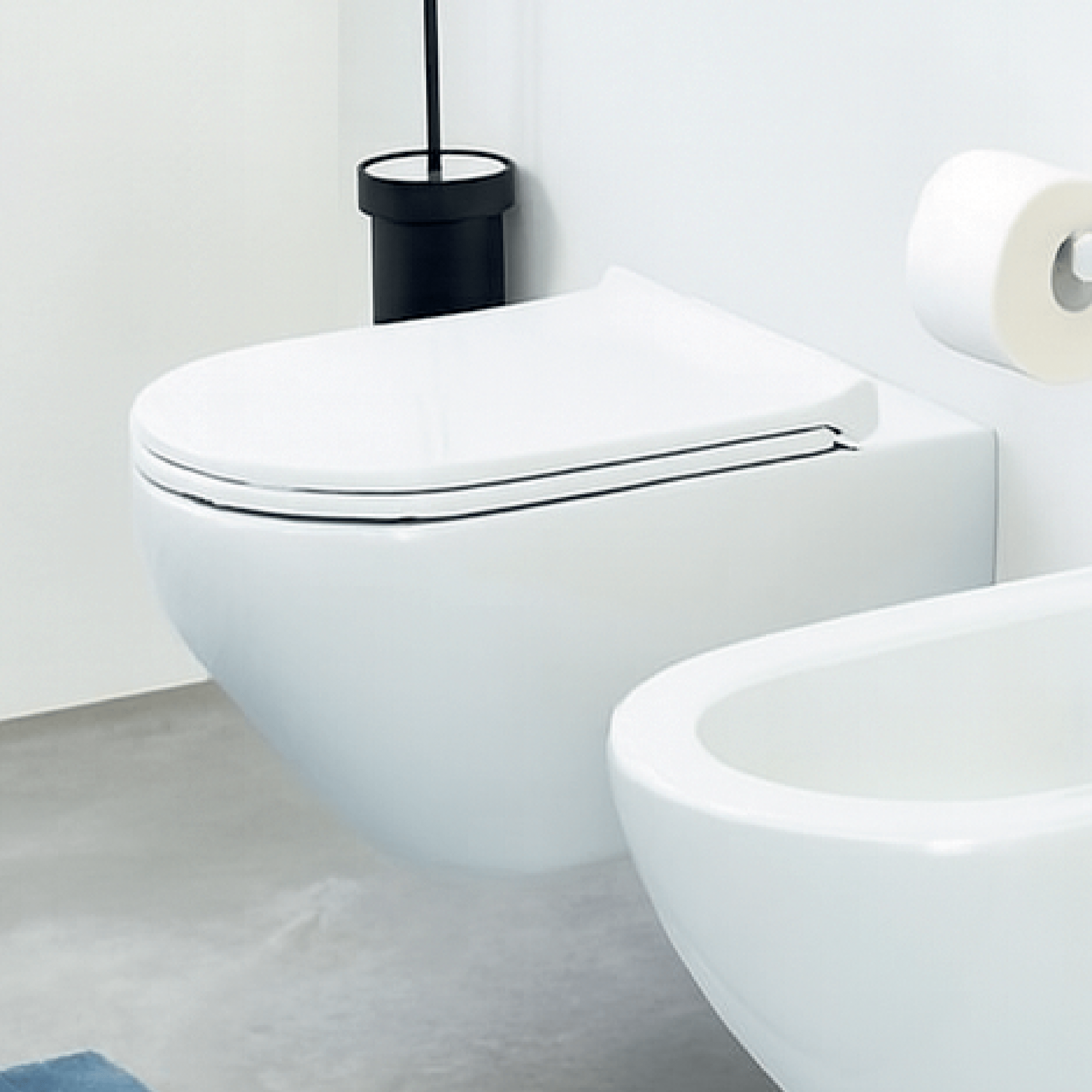 Wc Sospeso Ceramica Cielo "Enjoy 53" Bianco Lucido