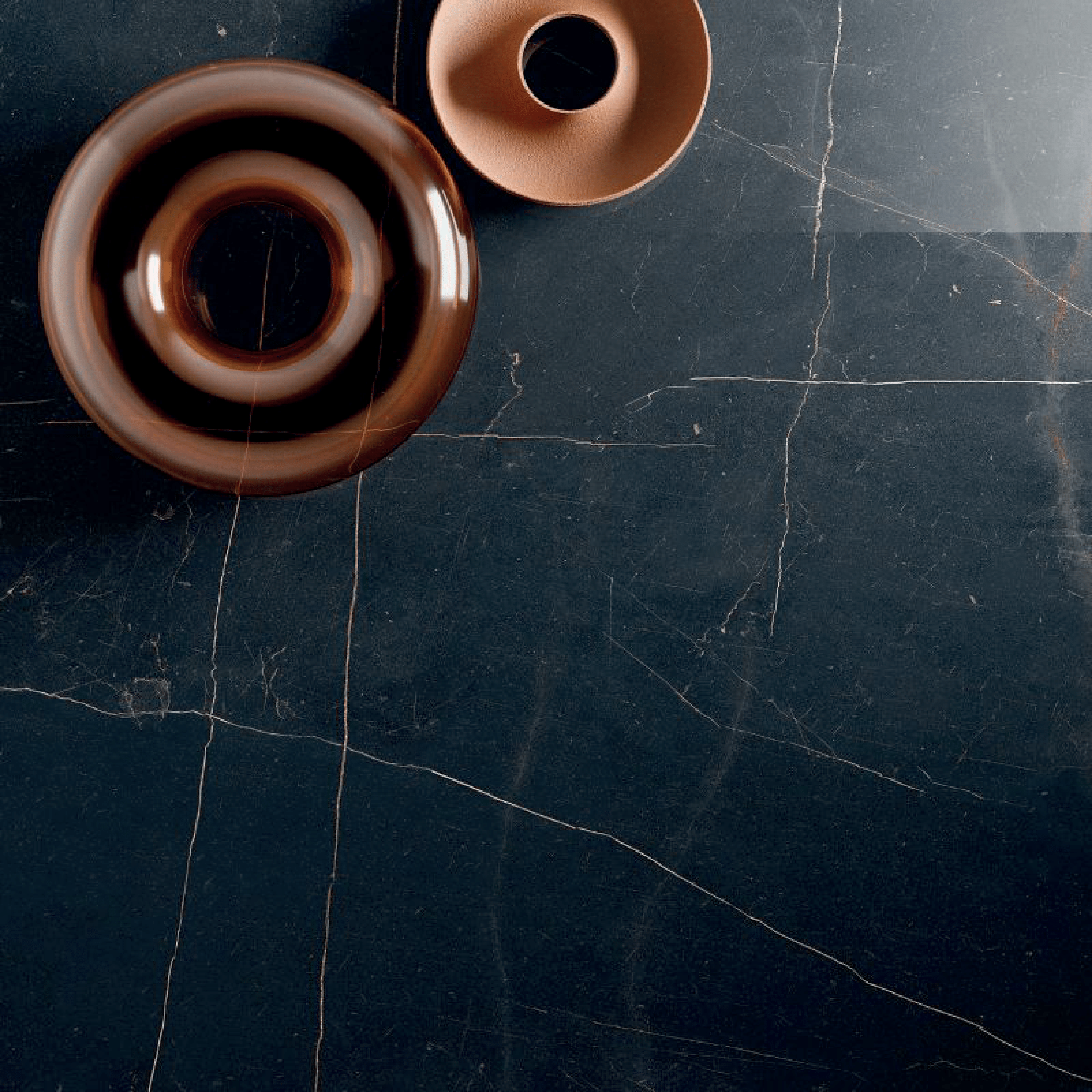 Abk Group Industrie Ceramiche Rettificato 60x120 Cm "Sensi 900" Precious Black Lux