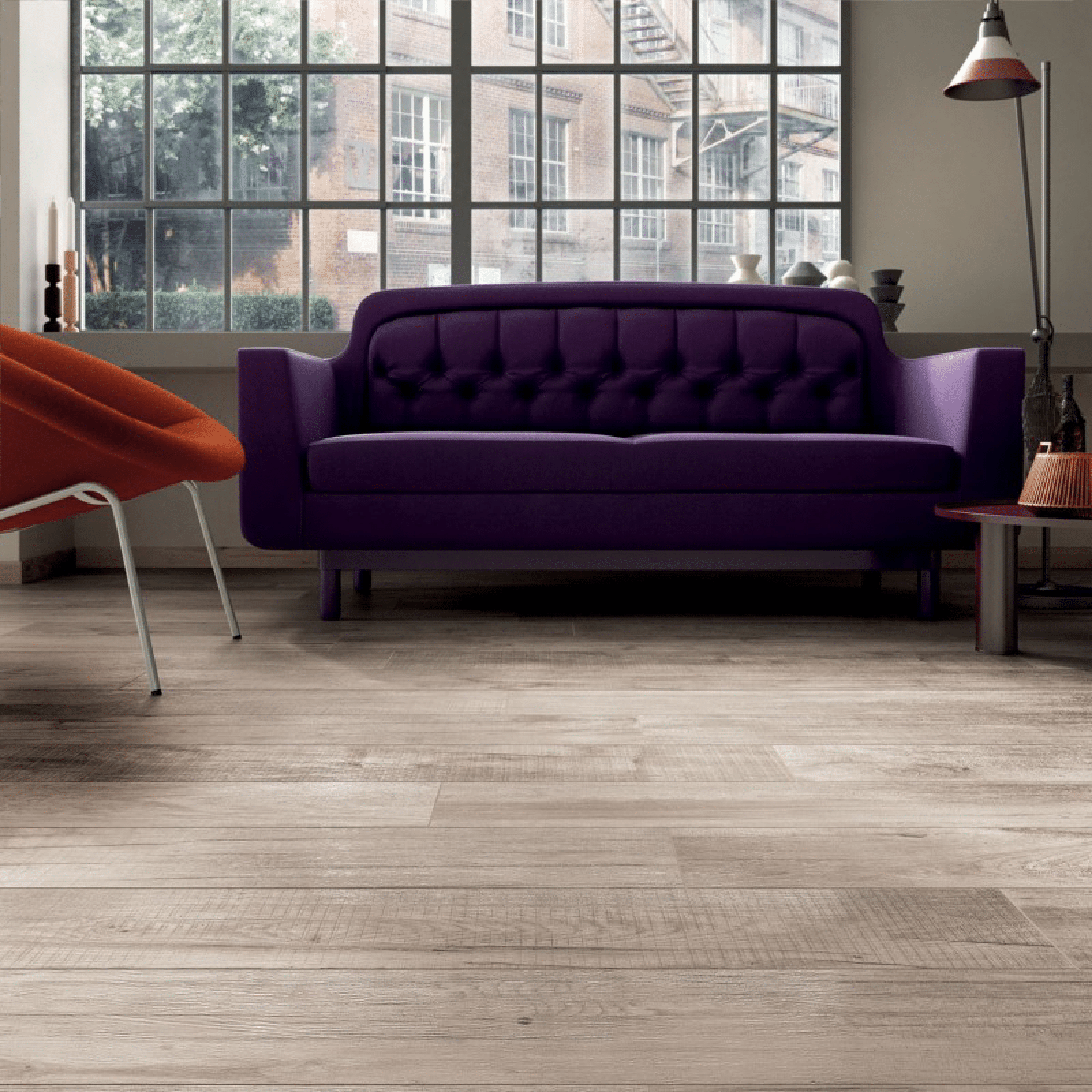 Abk Group Industrie Ceramiche Rettificato 20x120 Cm "Dolphin" Milk