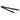 Portasalviette a Parete Due Bracci 37,5 Cm Gedy "Lounge" Nero Opaco