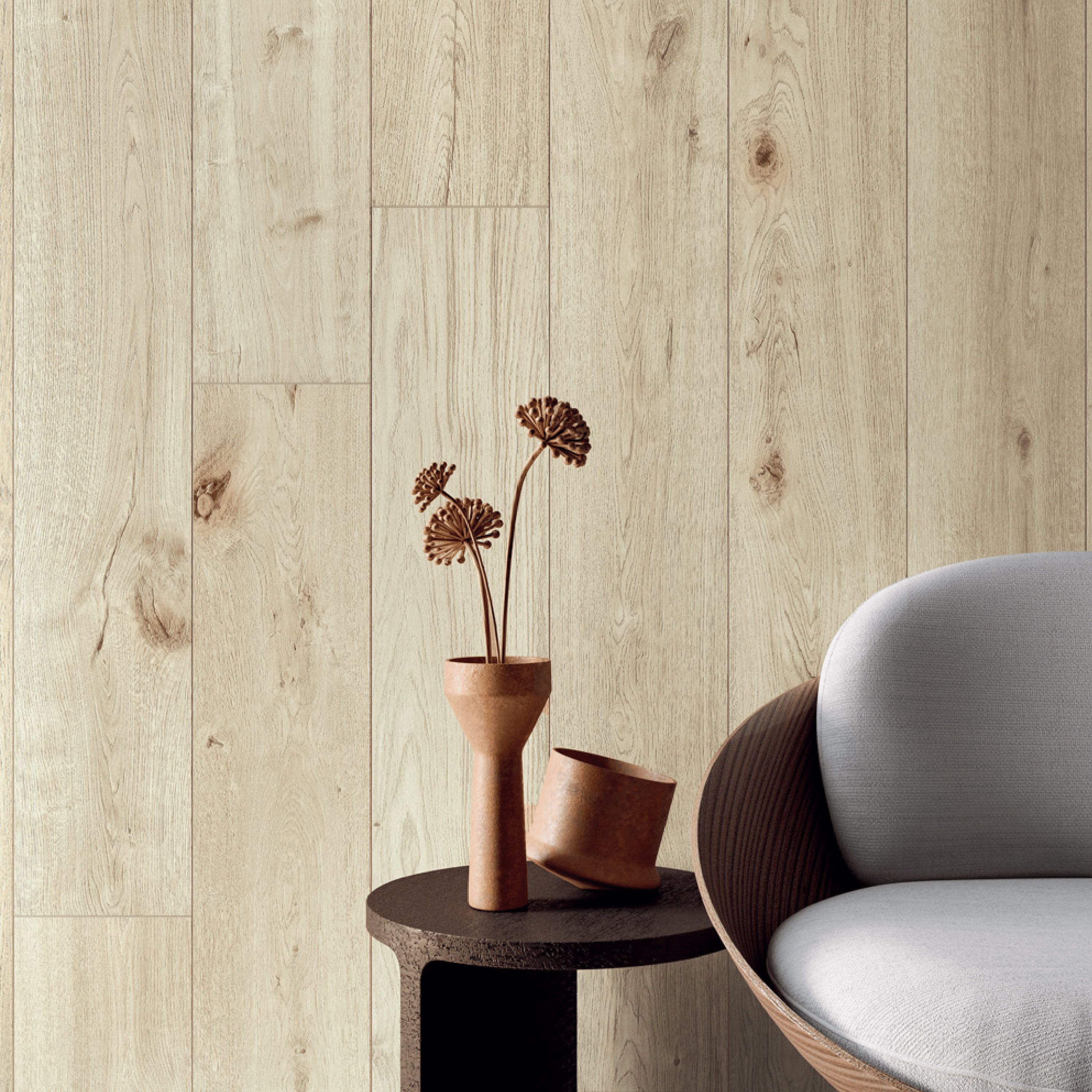 BluStyle By Cotto D'Este Rettificato 20x120 Cm "Wood Plank" Chamonix Soft