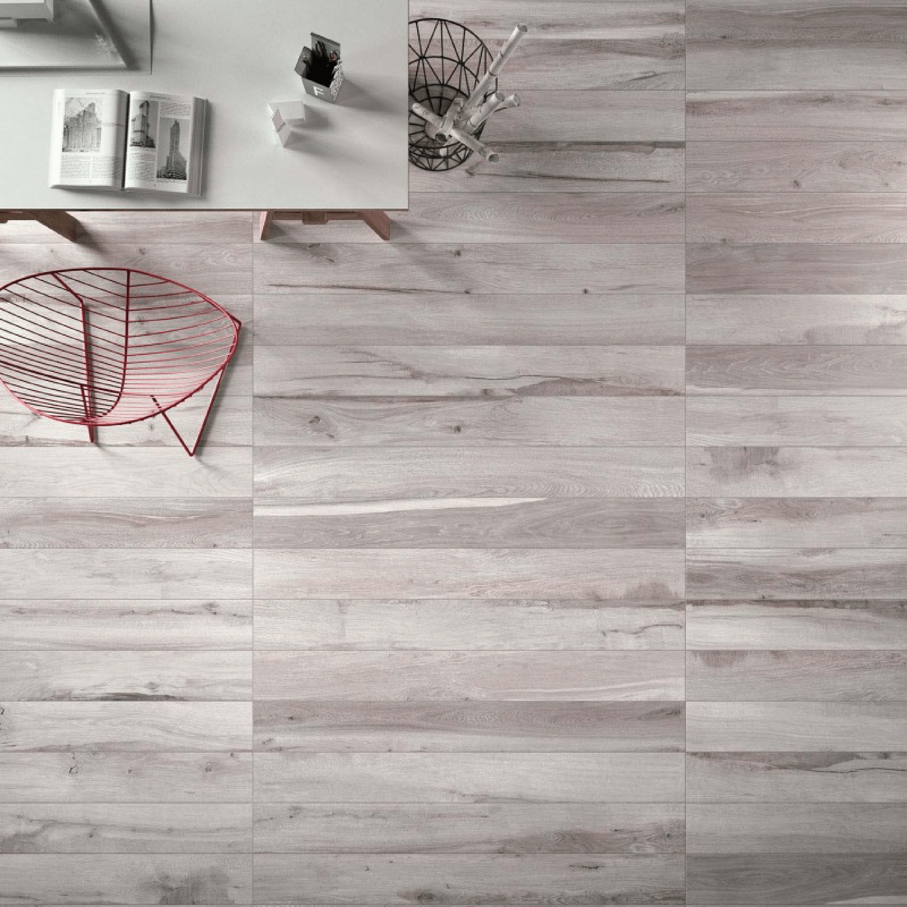 Abk Group Industrie Ceramiche Rettificato 20x120 Cm "Soleras" Grigio