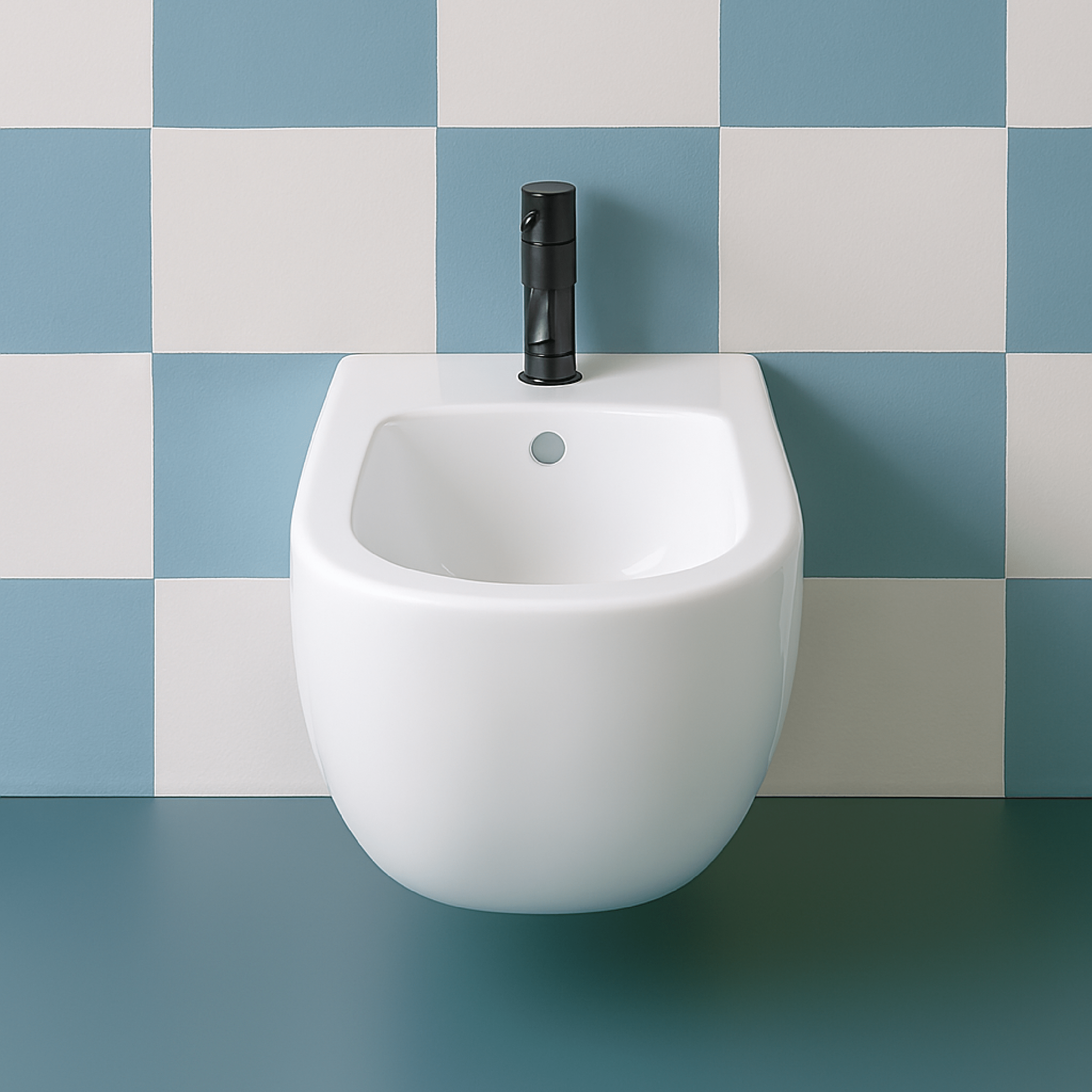 Bidet Sospeso Ceramica Cielo "Shui Comfort" Bianco Lucido