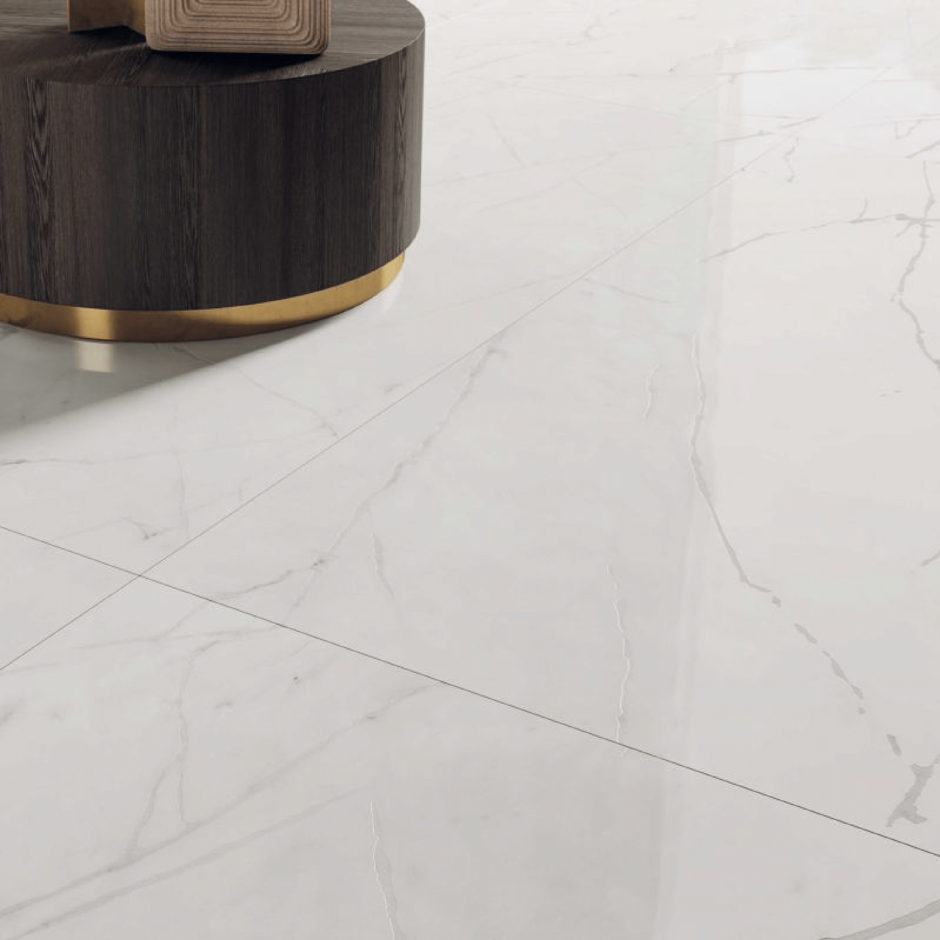 Abk Group Industrie Ceramiche Rettificato 60x120 Cm "Sensi 900" Carrara Lux