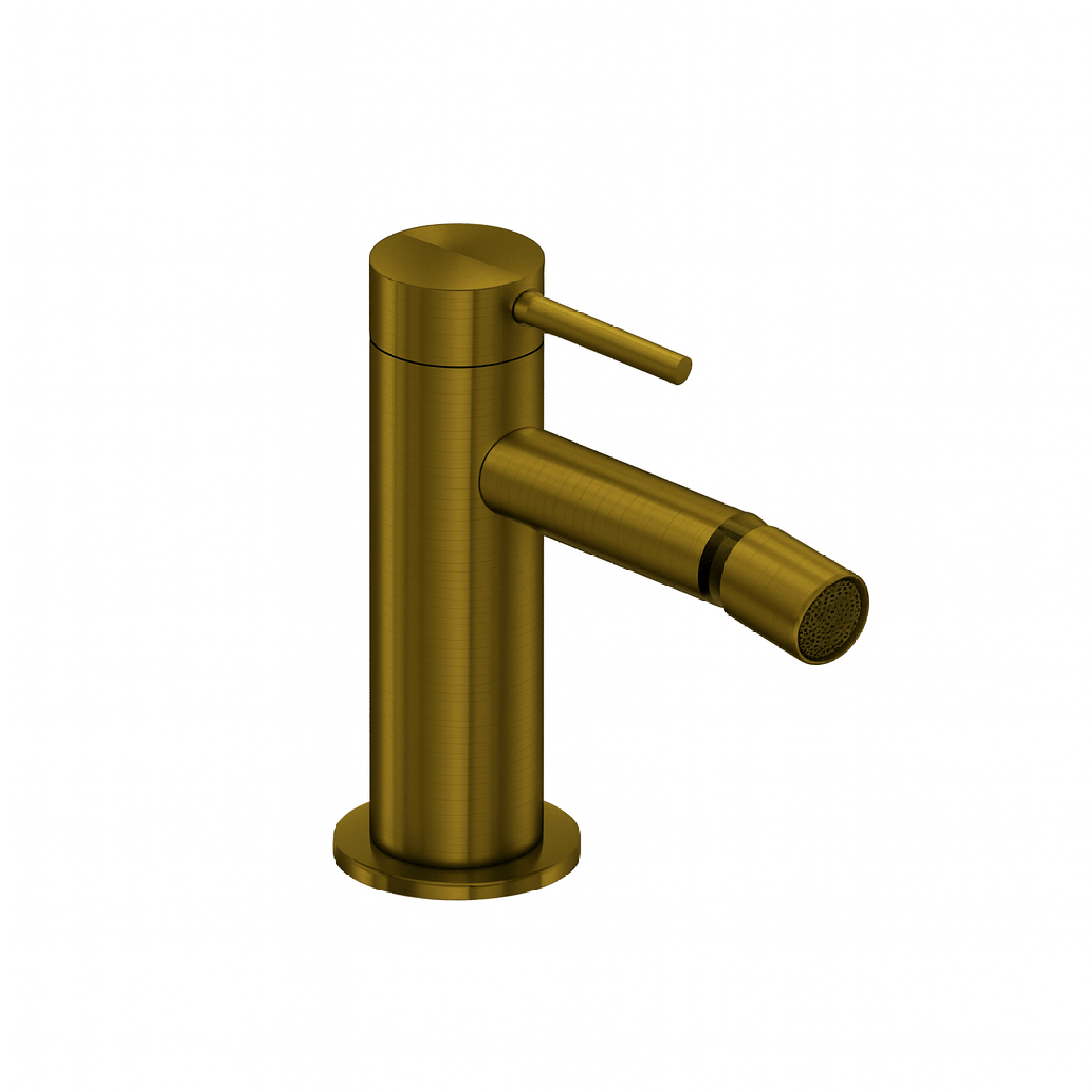 Miscelatore Bidet Monoforo Con Scarico "Rè" Oro Etrusco