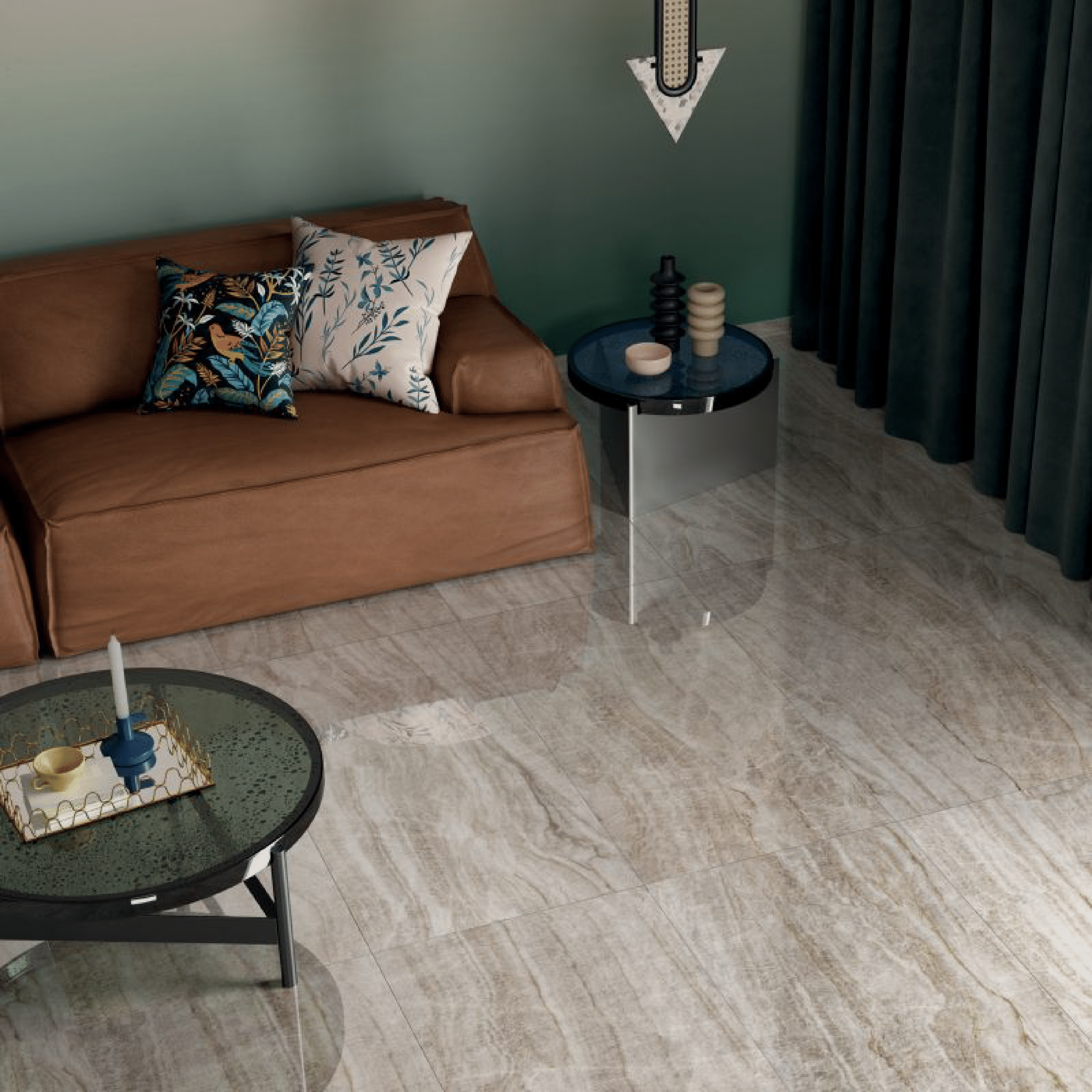 Abk Group Industrie Ceramiche Rettificato 60x120 Cm "Sensi Gems" Taj Mahal Lux