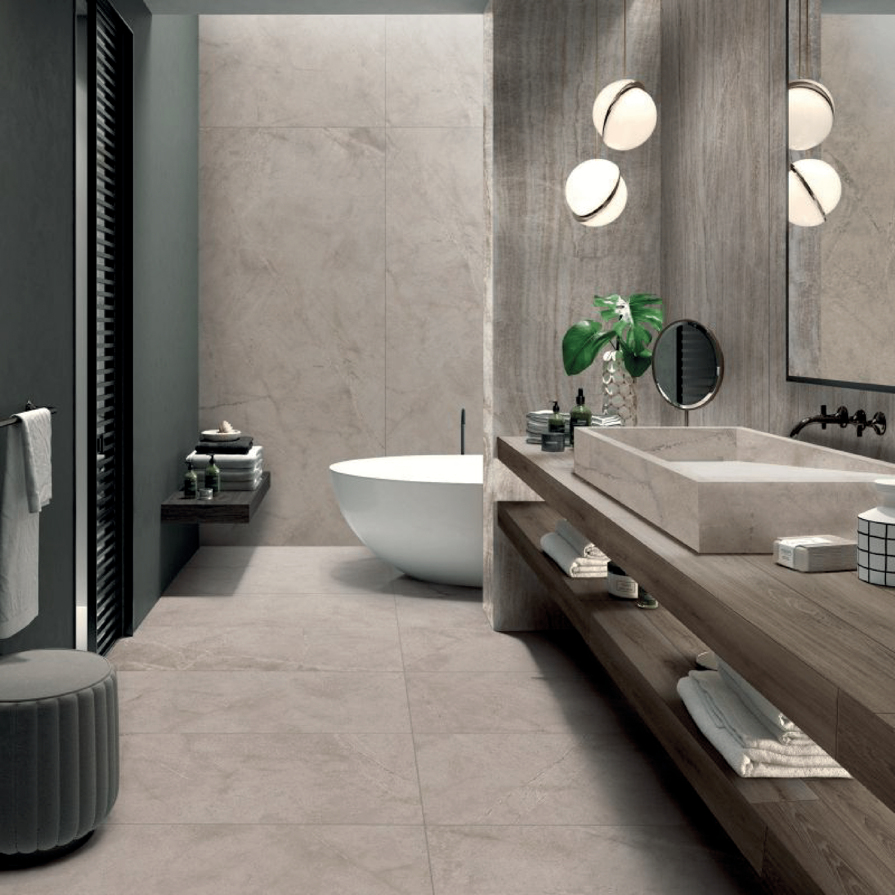 Abk Group Industrie Ceramiche Rettificato 60x120 Cm "Atlantis" Sand