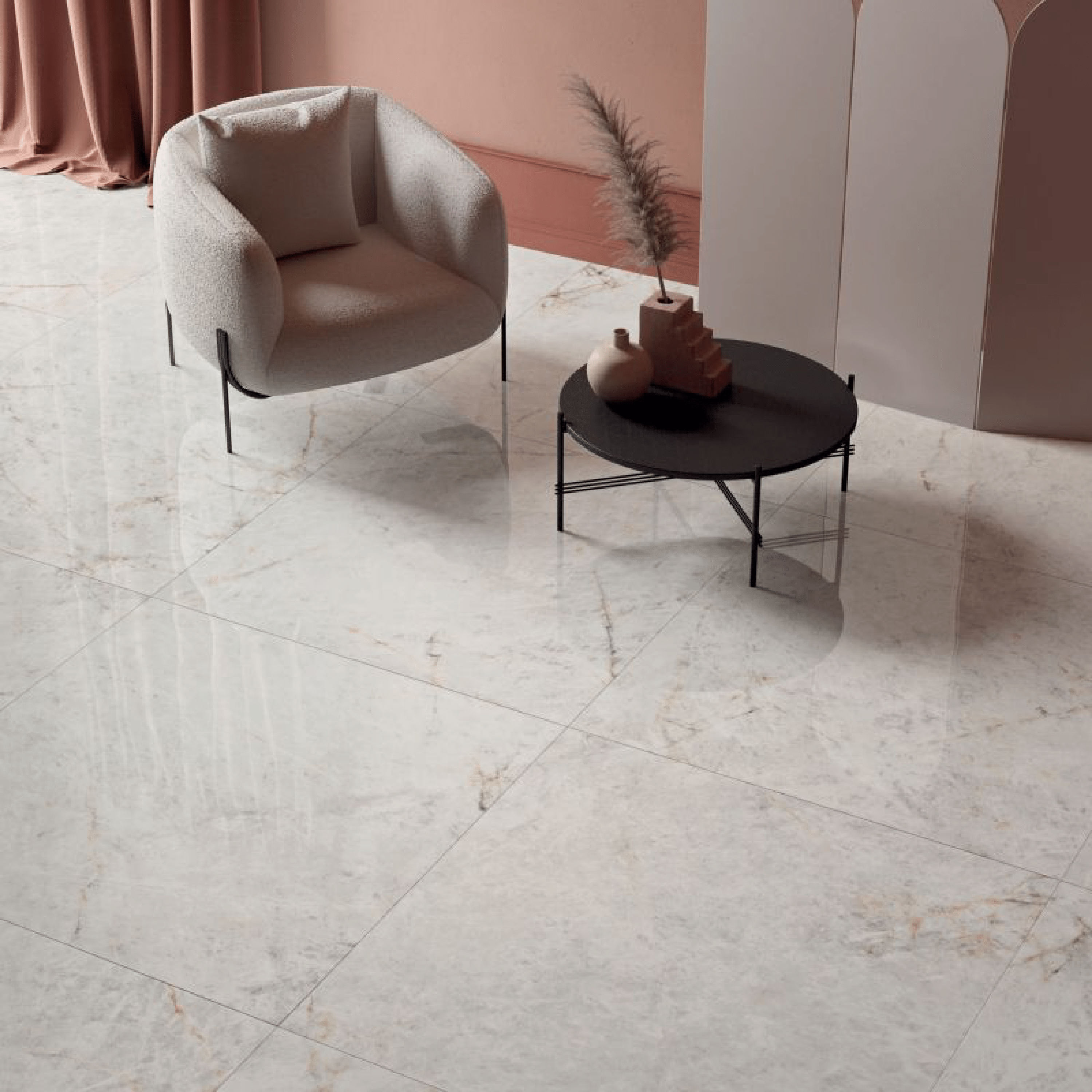 Abk Group Industrie Ceramiche Rettificato 60x120 Cm "Sensi Gems" Crystal Lux