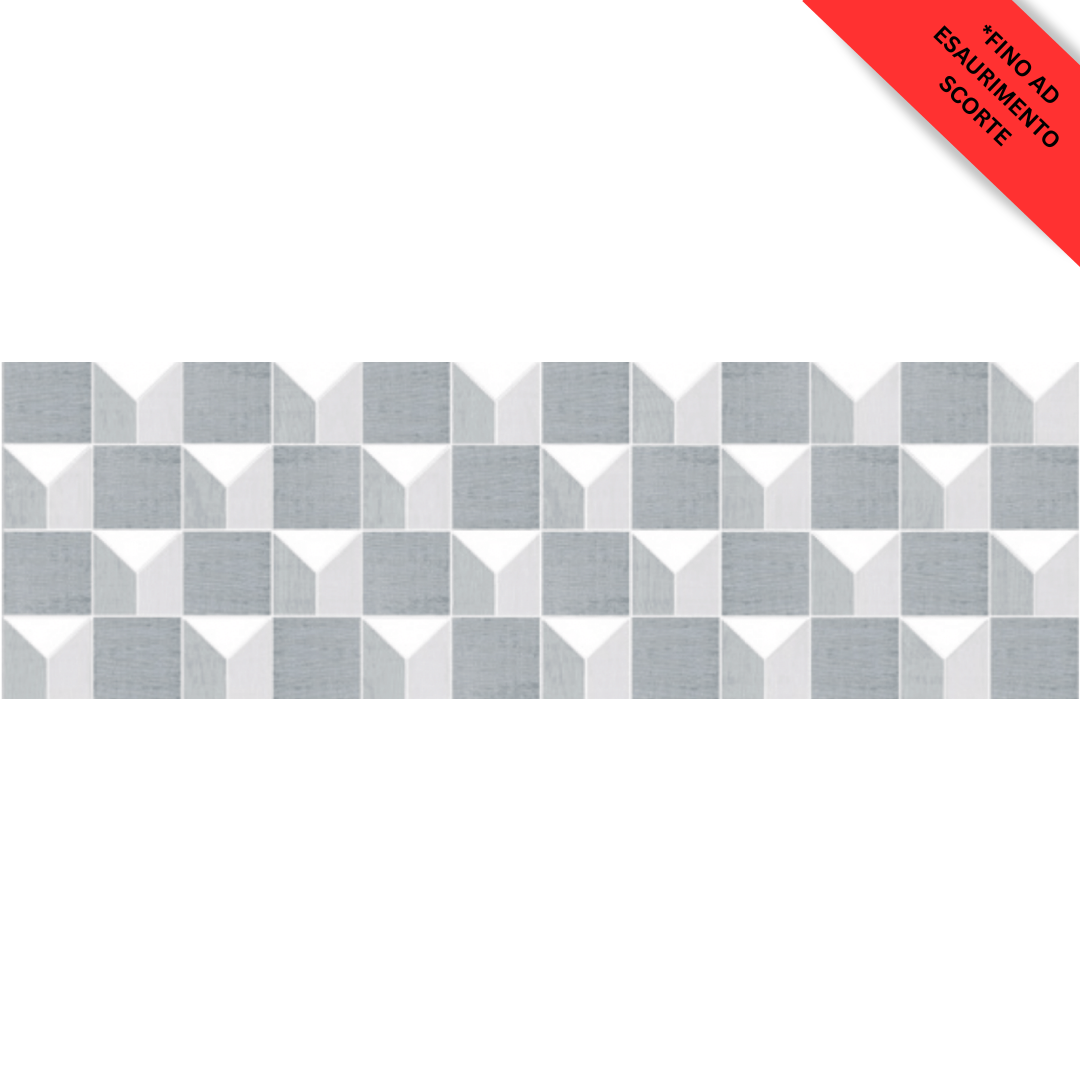 Ascot Dom Design Lab Rettificato 33x100 "Kipling" Decoro Flag