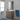 Mobile Bagno a Terra 82 Cm Un'Anta Tre Cassettini Specchio 90x70 Cm Feridras "Mondo 2.0" Rovere Scuro